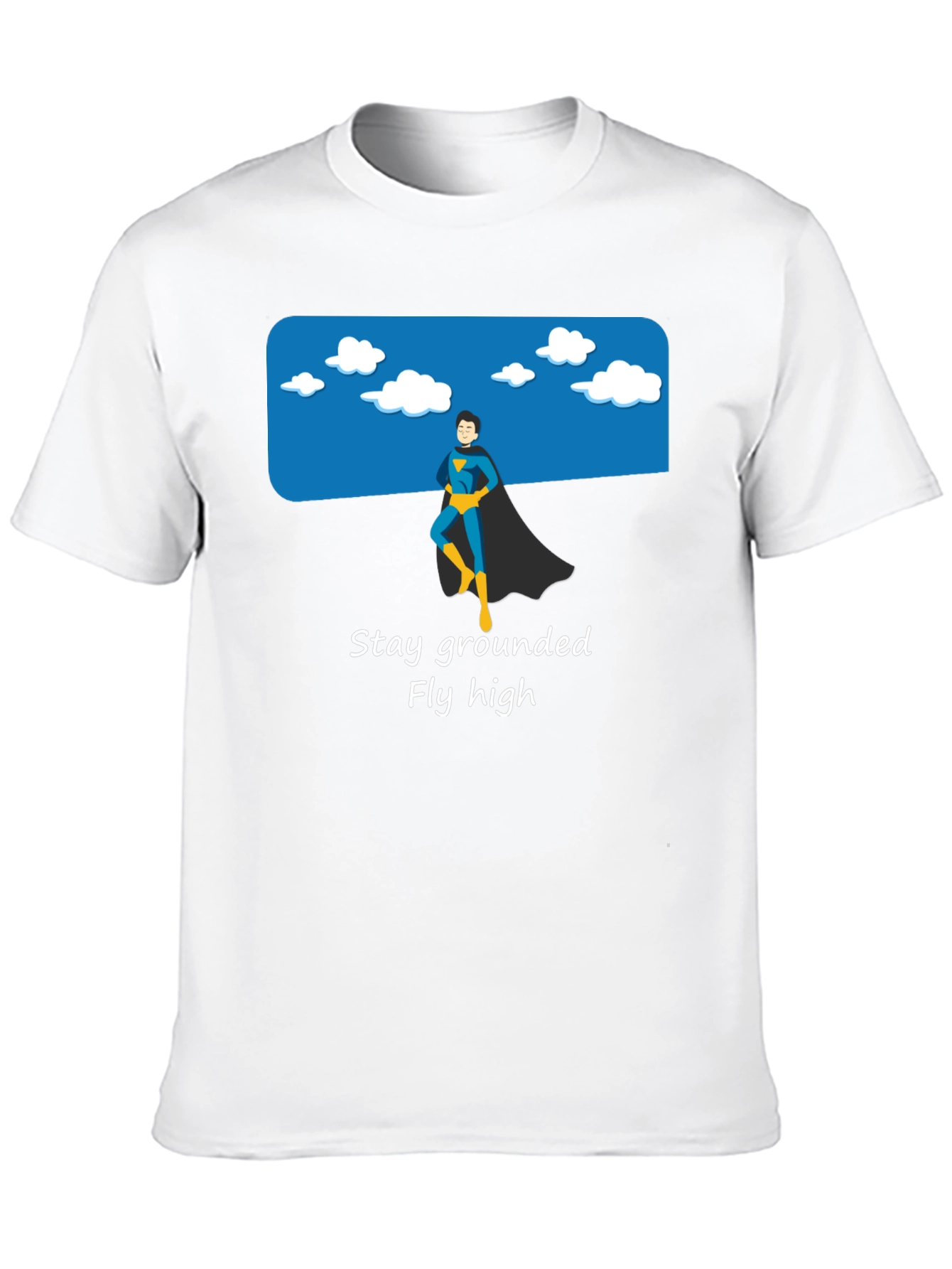 Stay Grounded Graphic Tee - Superhero Style