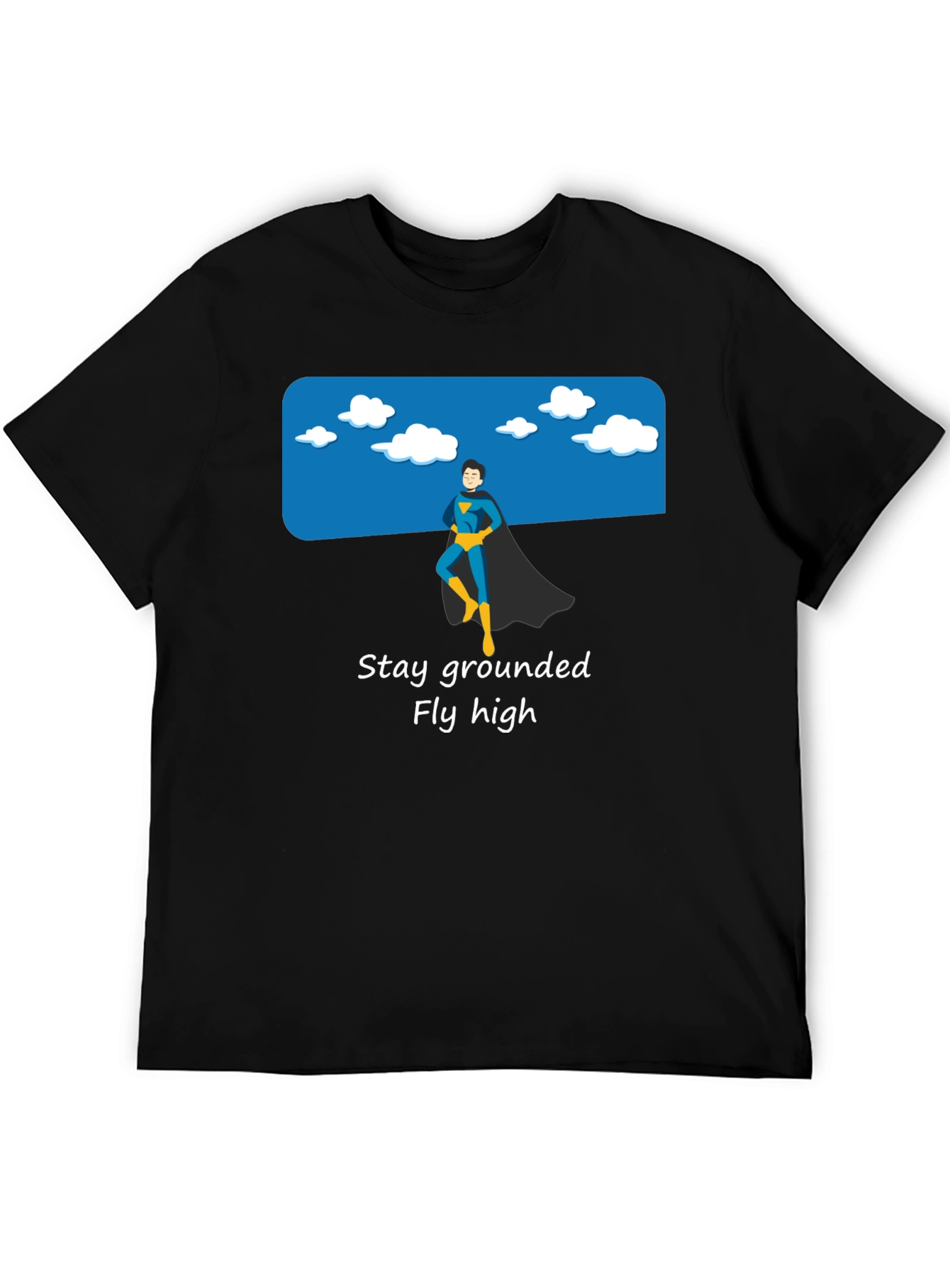 Stay Grounded Graphic Tee - Superhero Style