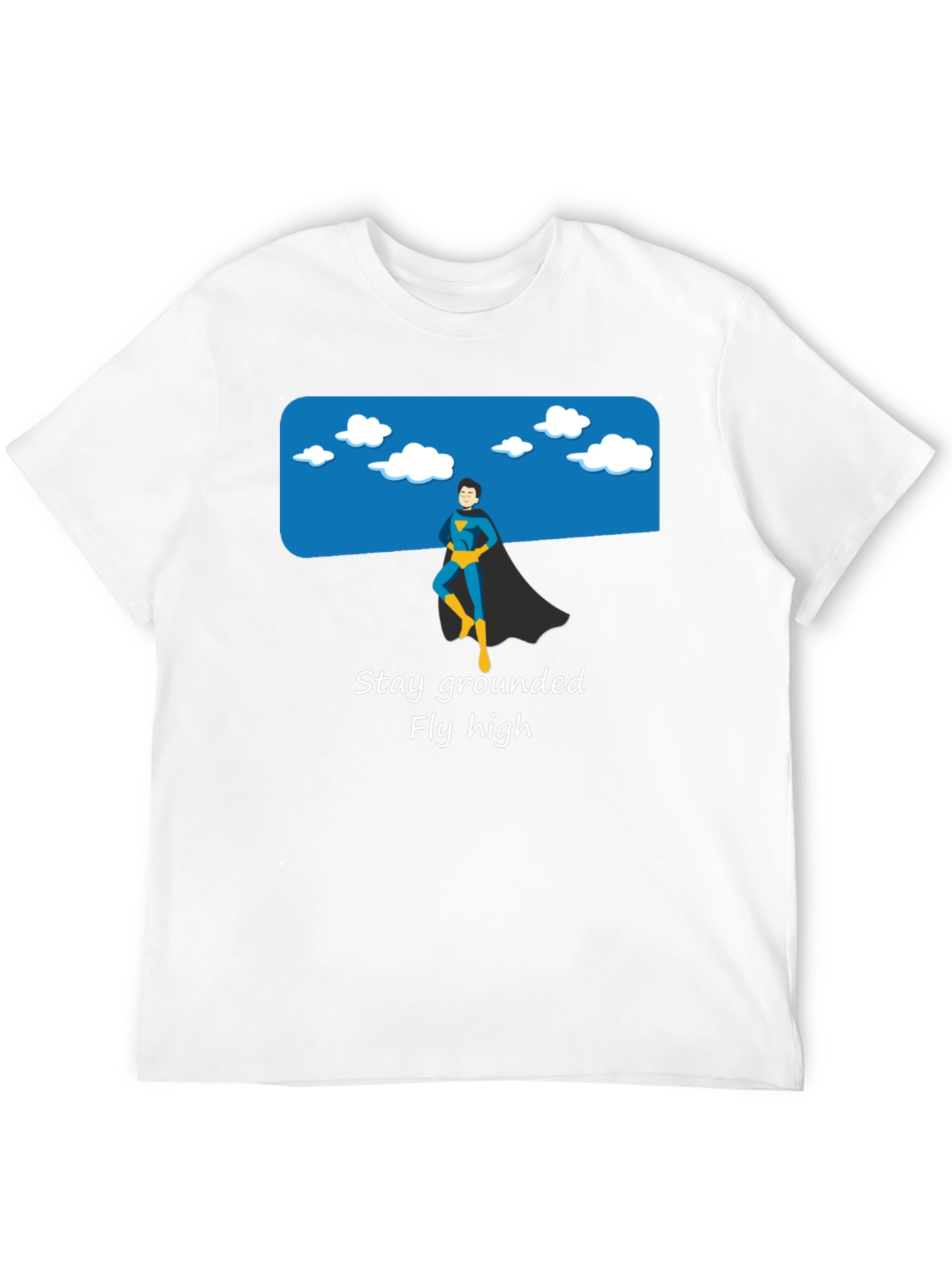 Stay Grounded Graphic Tee - Superhero Style