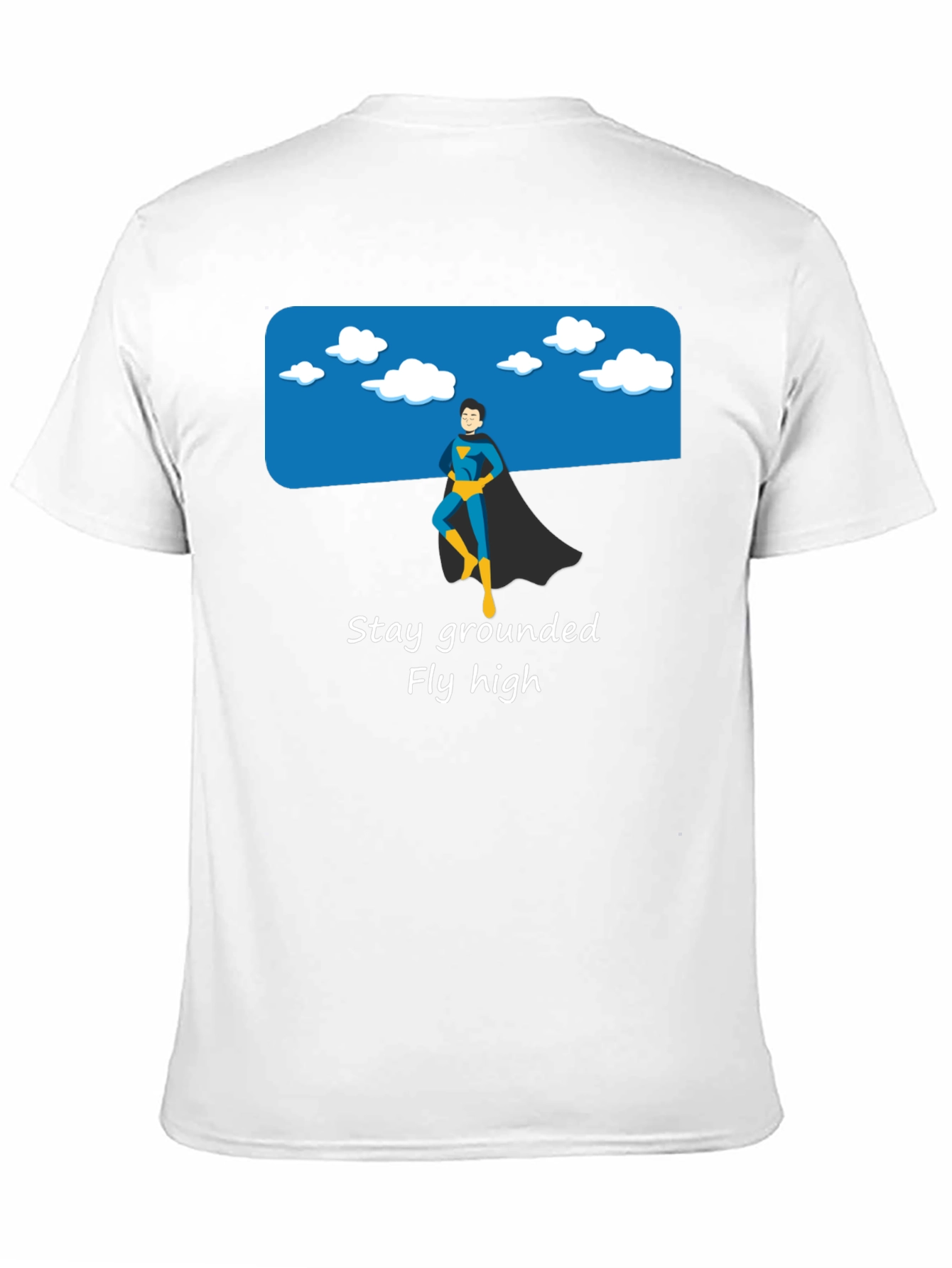 Stay Grounded Graphic Tee - Superhero Style