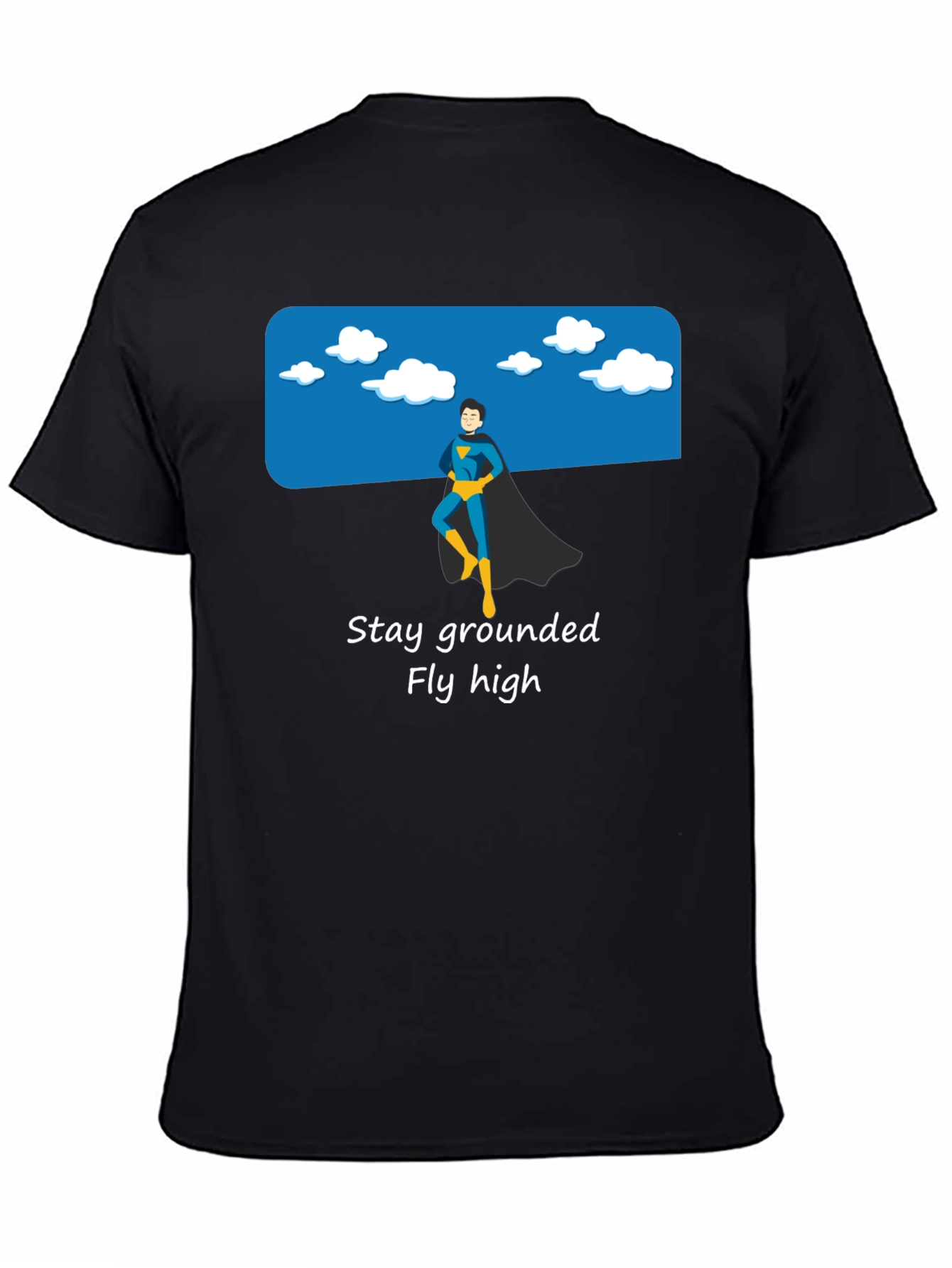 Stay Grounded Graphic Tee - Superhero Style