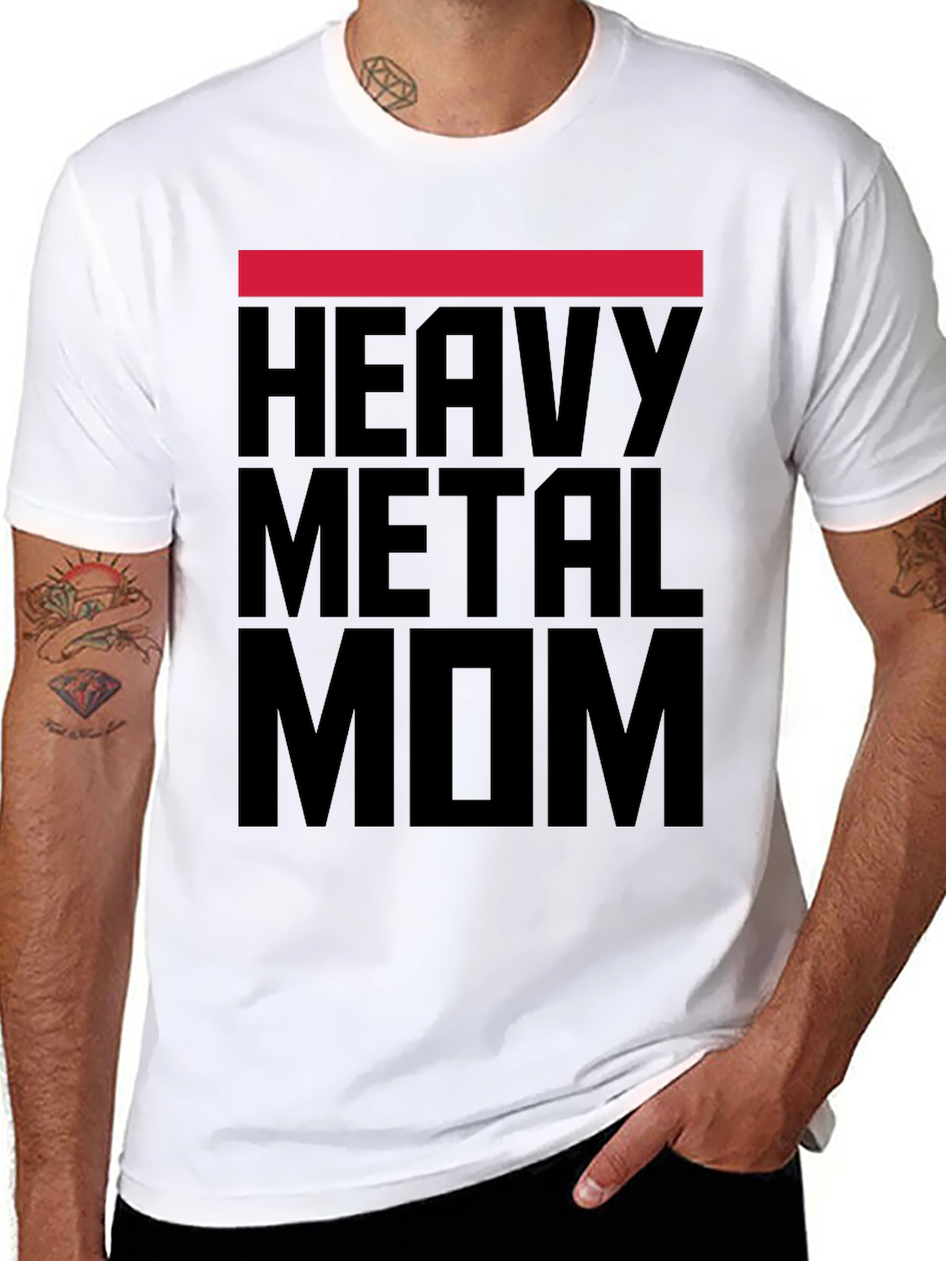 Heavy Metal Mom Black T-Shirt