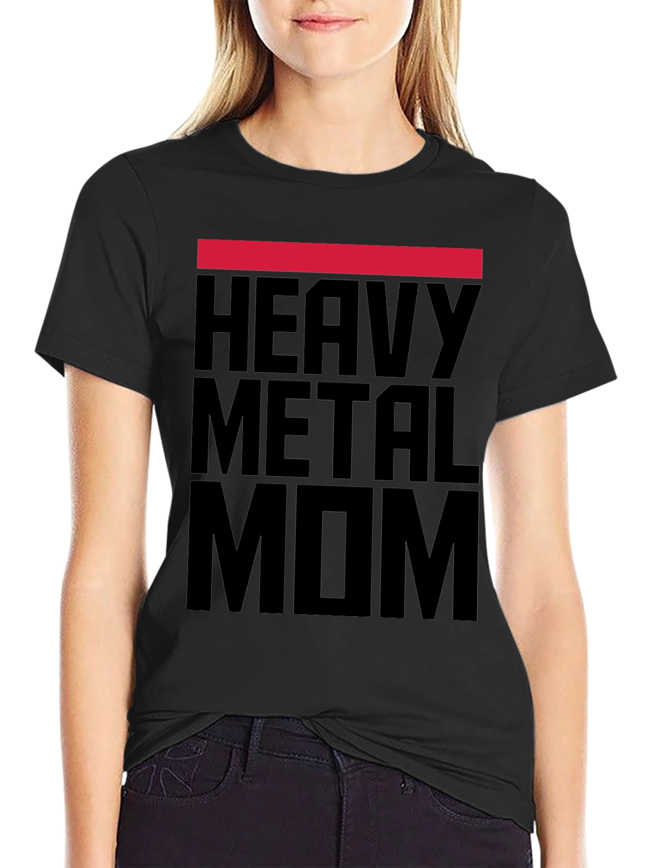 Heavy Metal Mom Black T-Shirt
