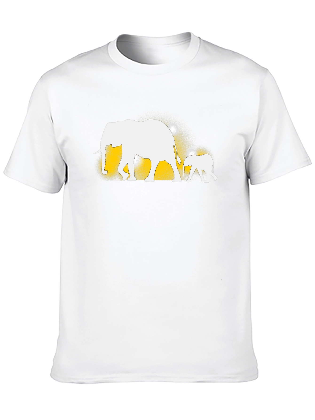 Elephant Family Black T-Shirt