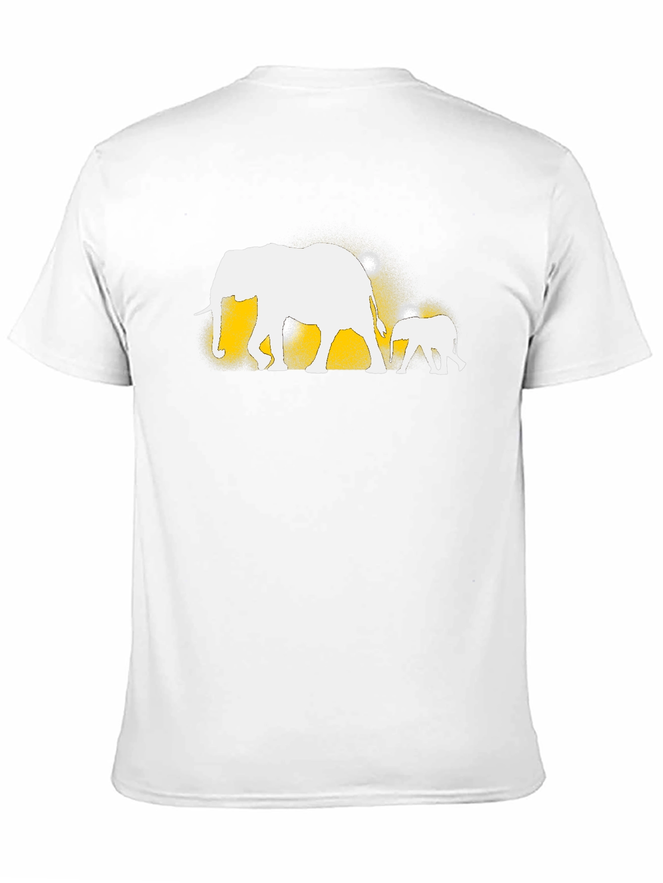 Elephant Family Black T-Shirt