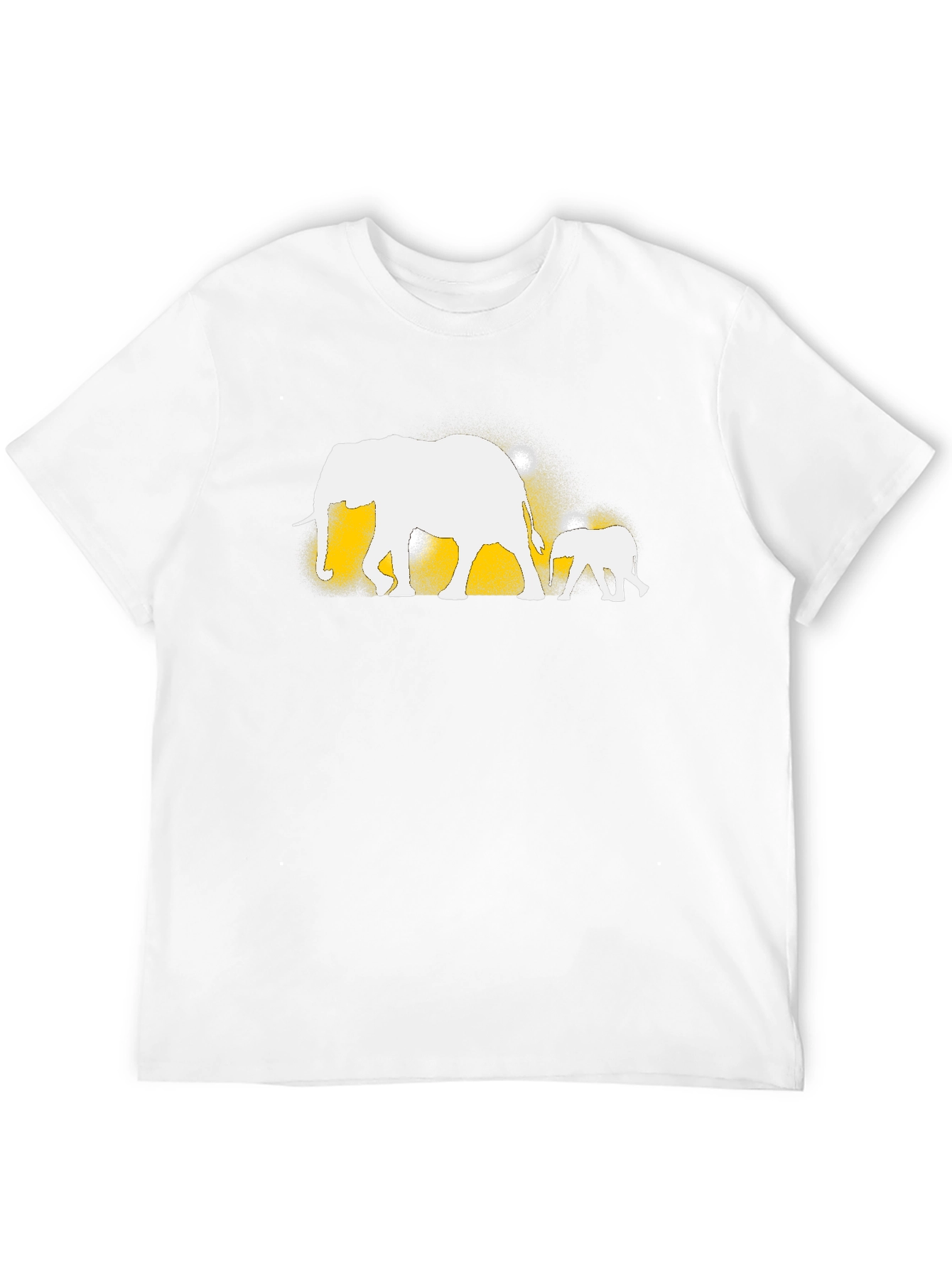 Elephant Family Black T-Shirt