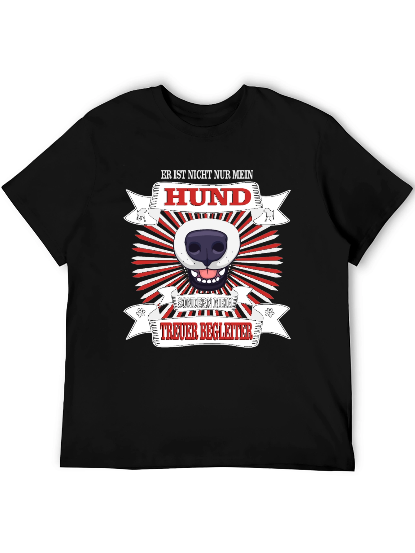 Mens Dog Lover T-Shirt - Loyal Companion Design