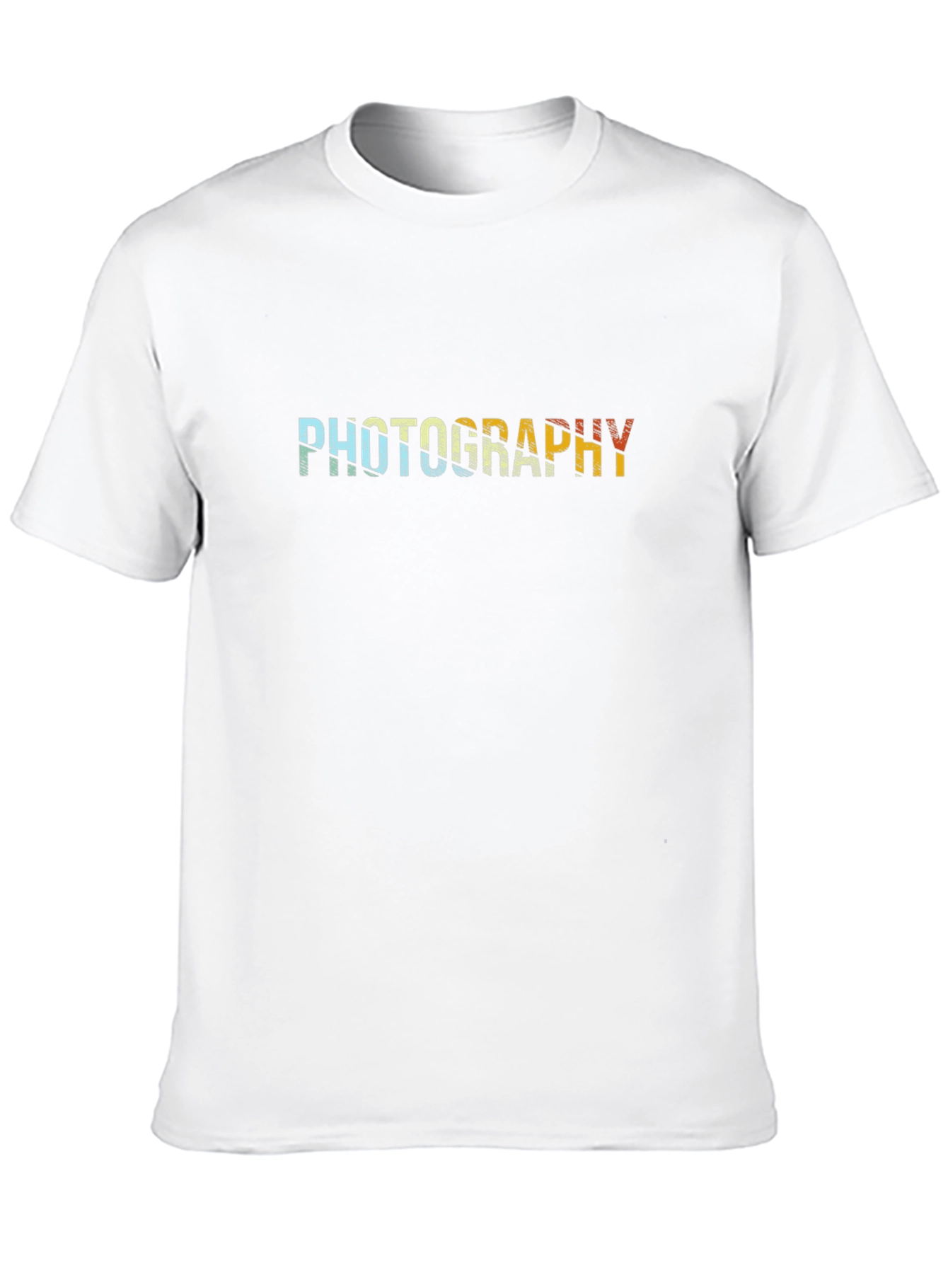 Photography Graphic Tee - Retro Style Black T-Shirt