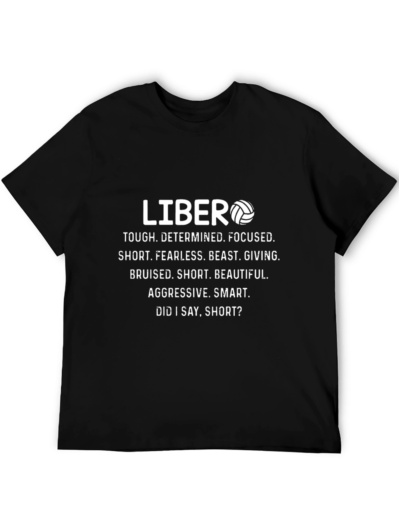 Libero Volleyball Player Graphic T-Shirt