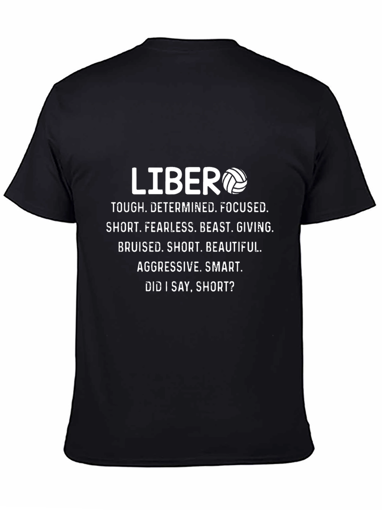 Libero Volleyball Player Graphic T-Shirt