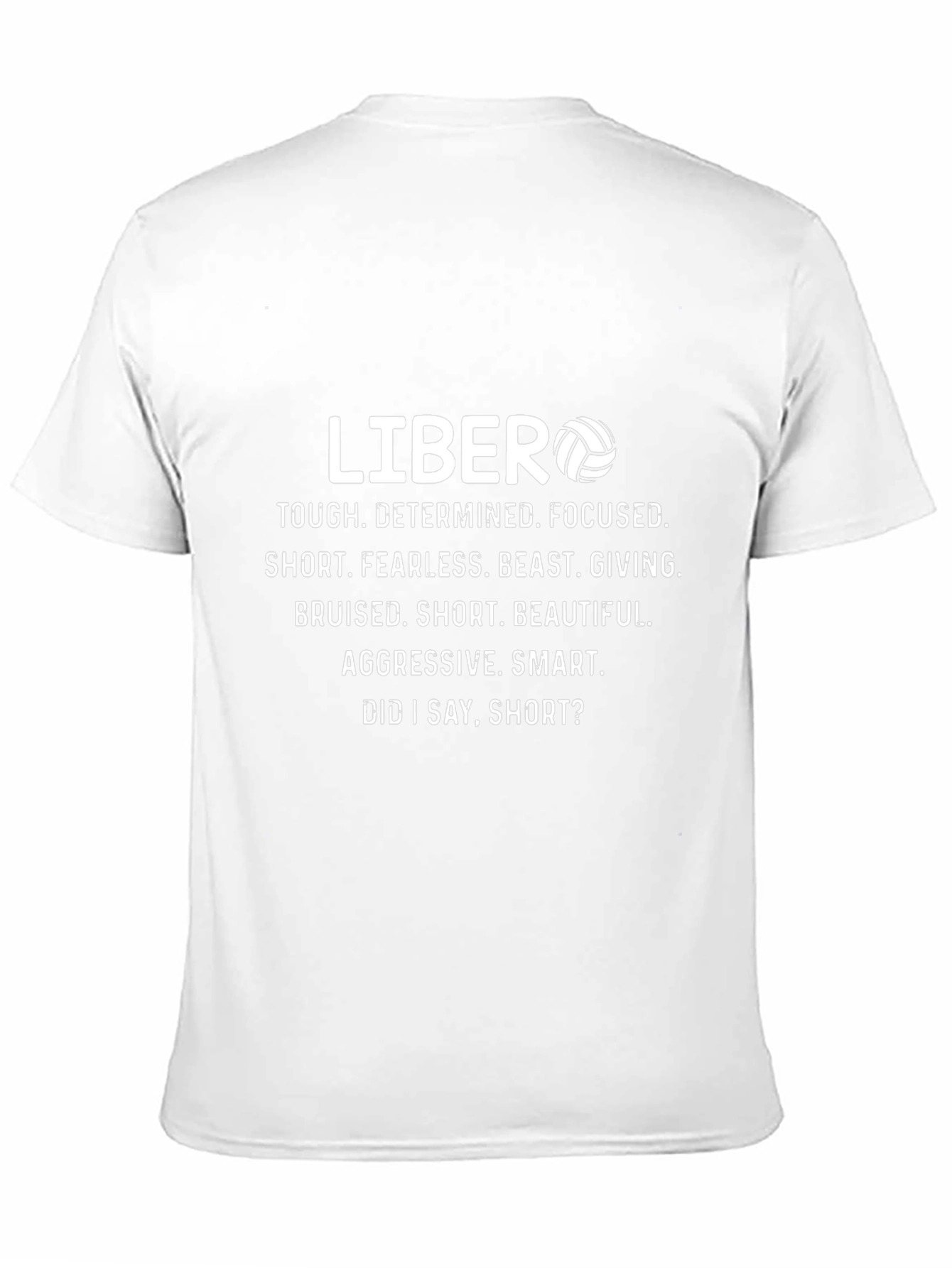Libero Volleyball Player Graphic T-Shirt