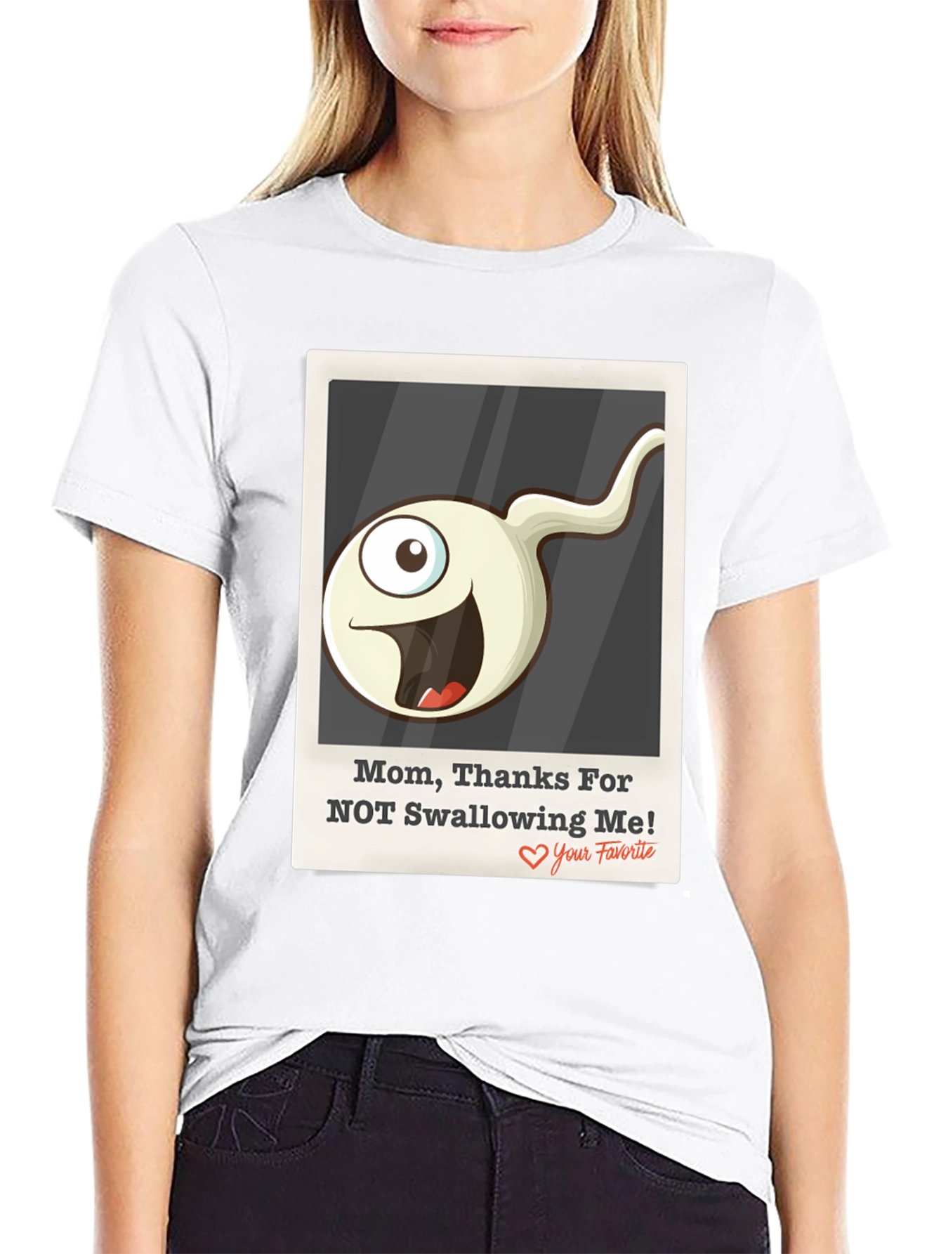 Humorous Thanks Mom! Graphic Tee