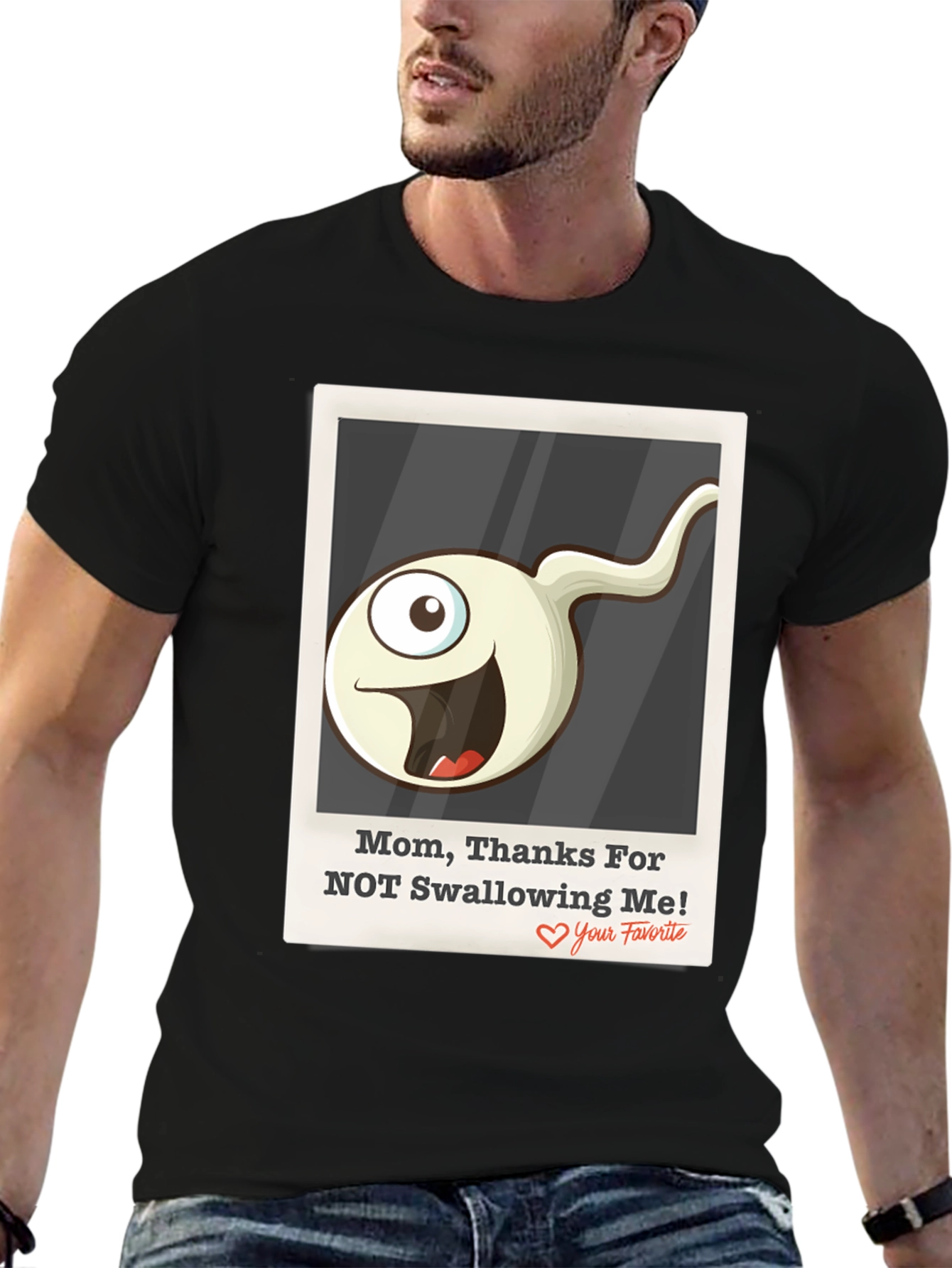 Humorous Thanks Mom! Graphic Tee
