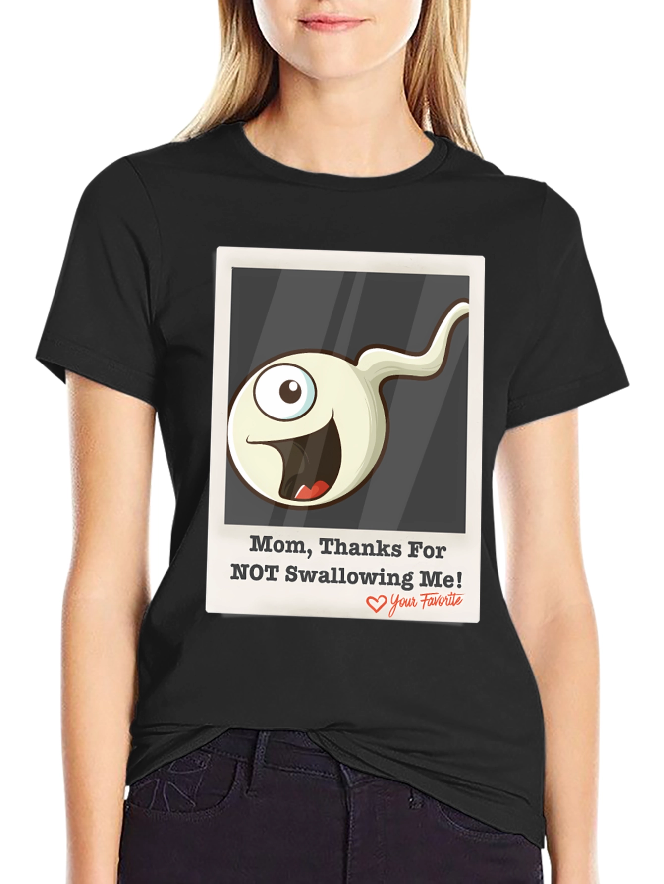 Humorous Thanks Mom! Graphic Tee