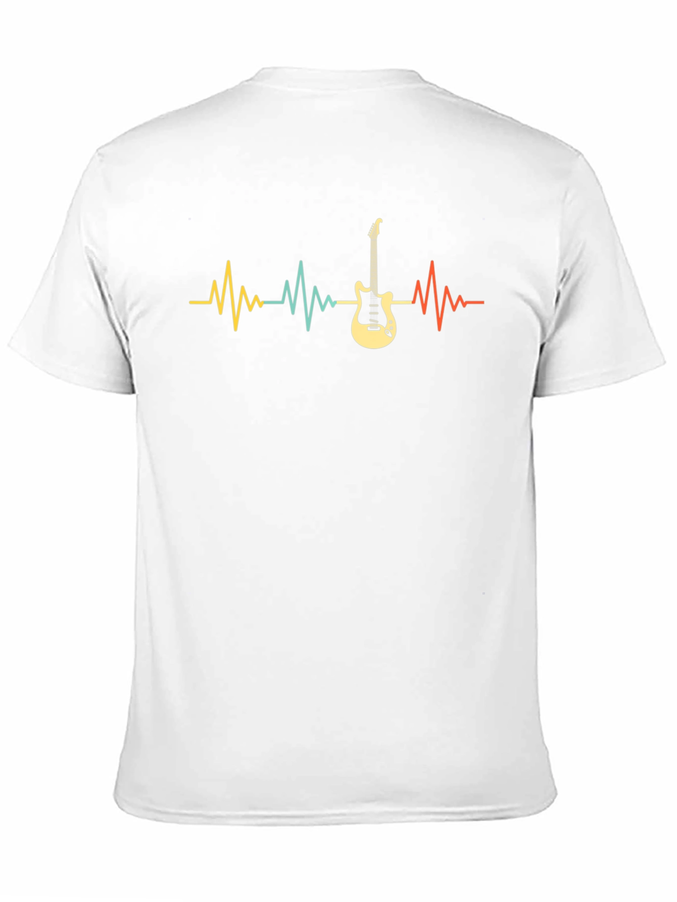 Guitar Heartbeat Graphic T-Shirt