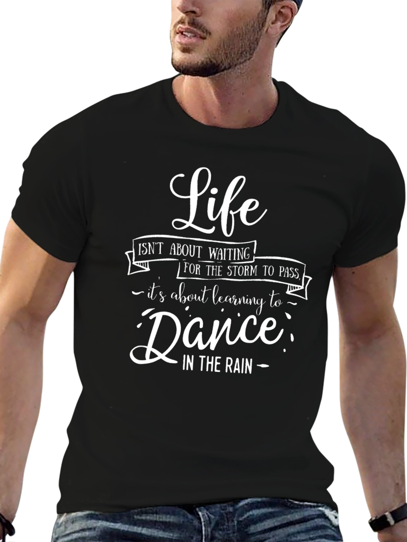 Life Dance in the Rain Graphic Tee