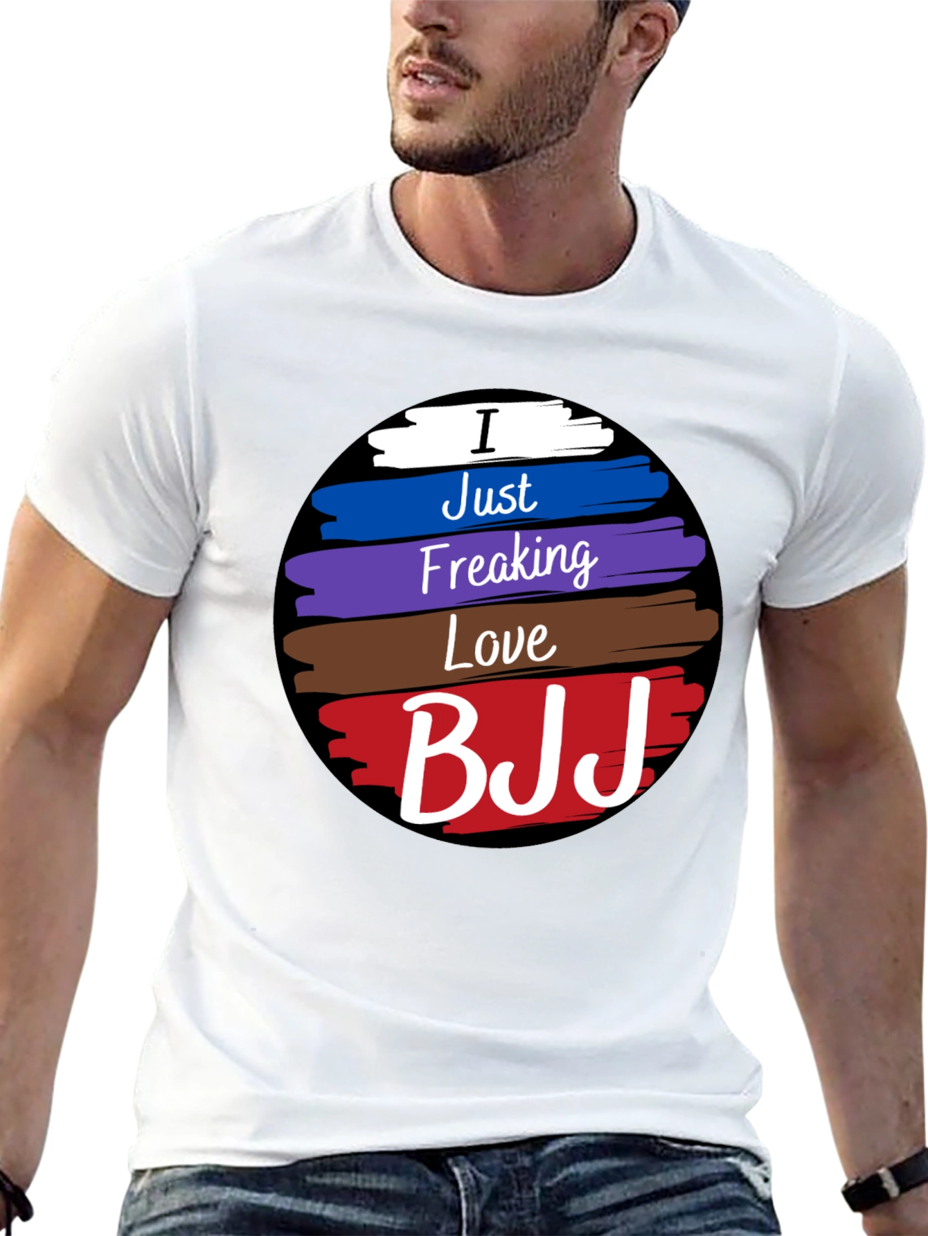 BJJ Love Graphic T-Shirt - Jiu Jitsu Fan Apparel