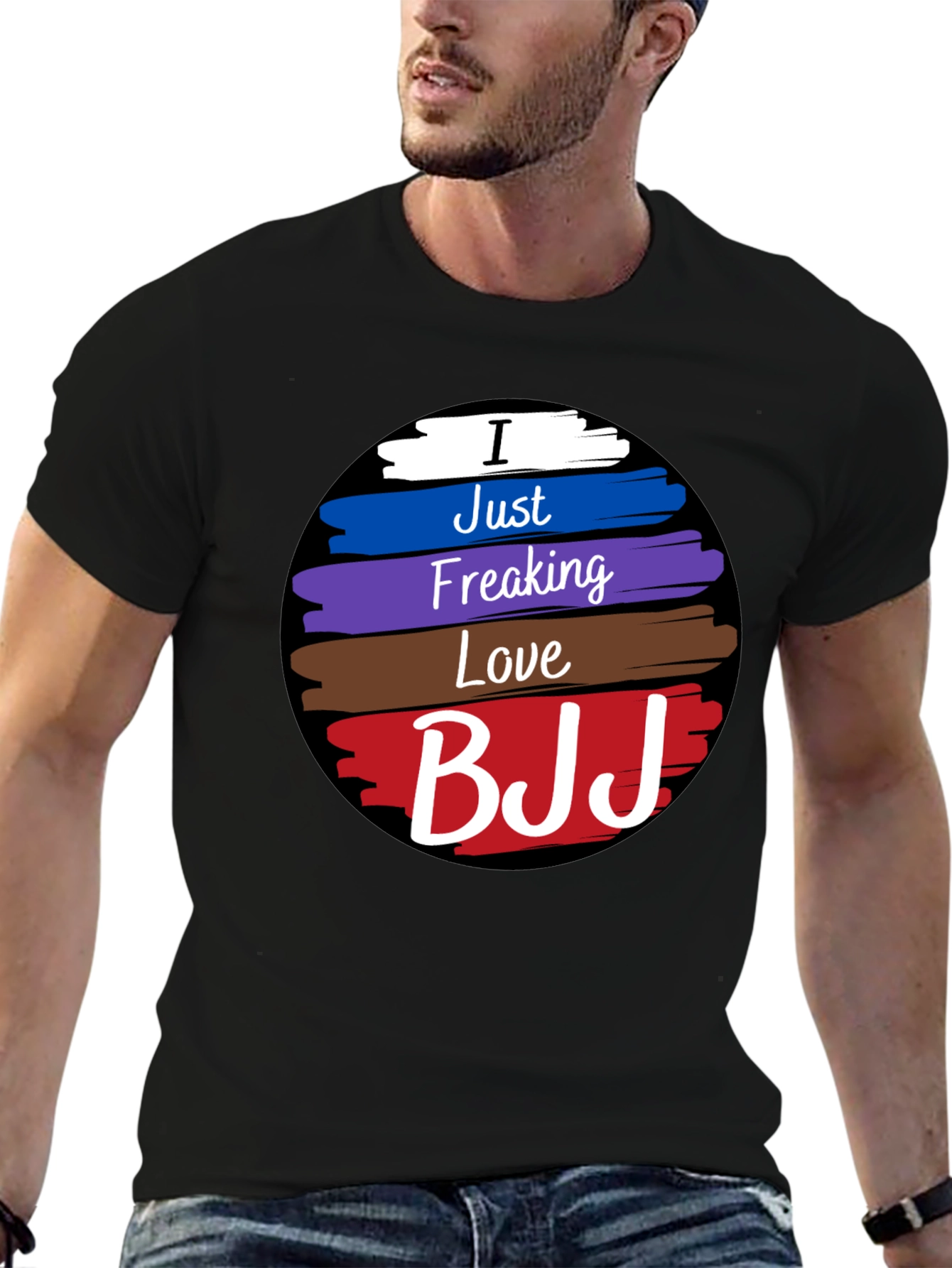 BJJ Love Graphic T-Shirt - Jiu Jitsu Fan Apparel