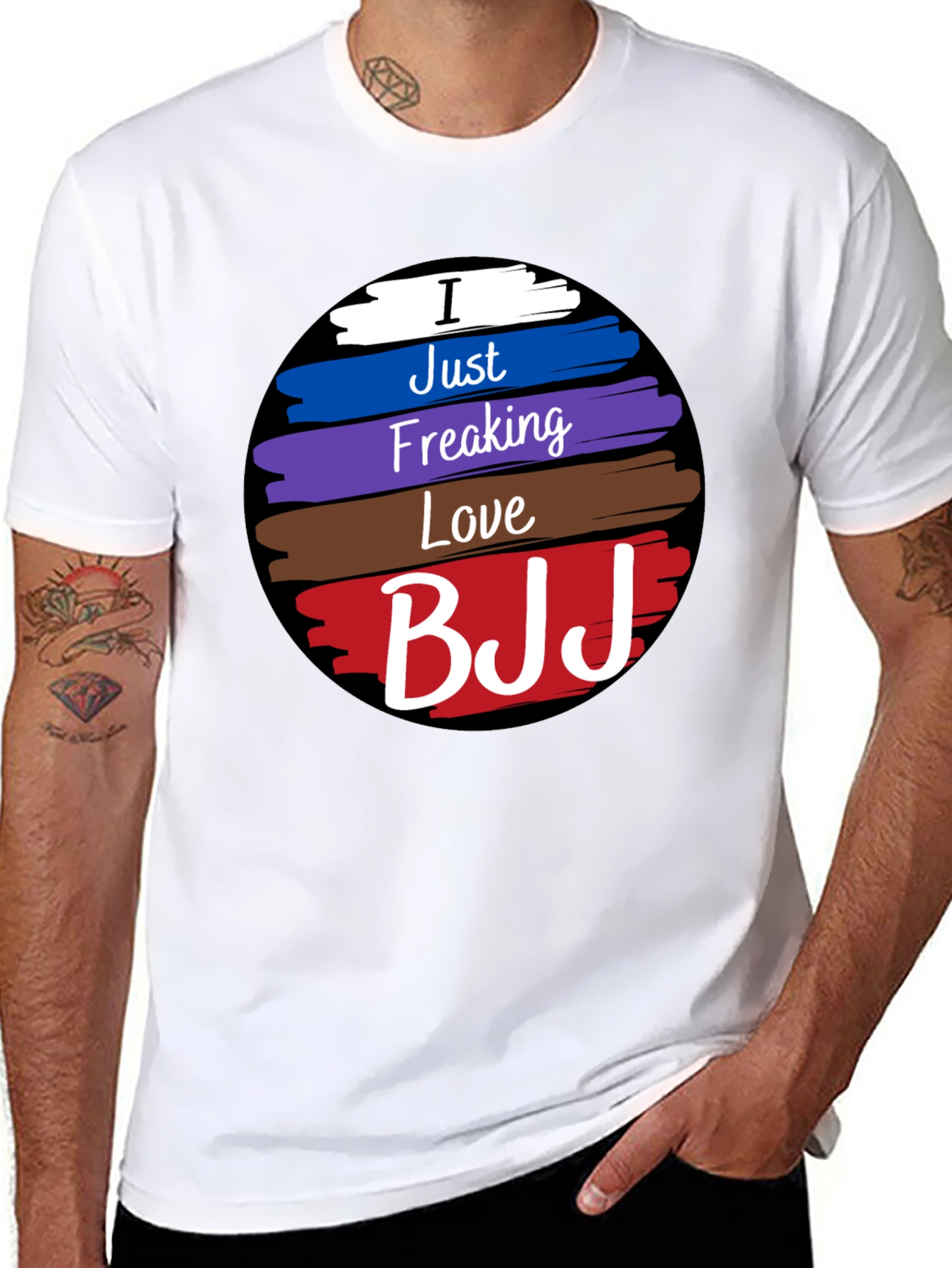 BJJ Love Graphic T-Shirt - Jiu Jitsu Fan Apparel