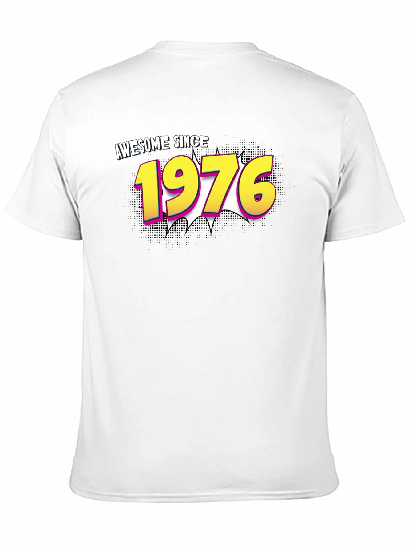Awesome Since 1976 Black Graphic Tee