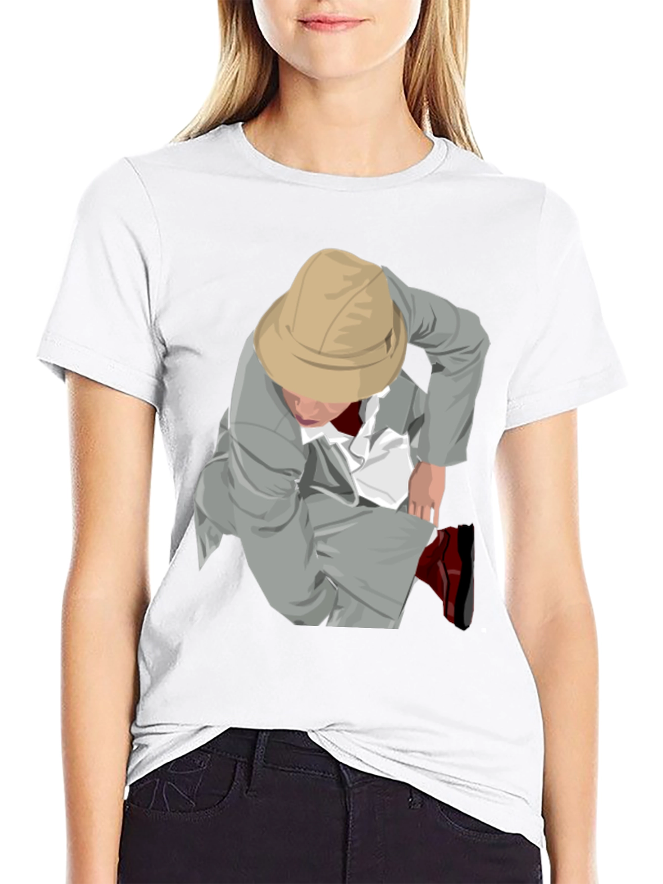 Illustrated Adventurer Graphic Tee - Black
