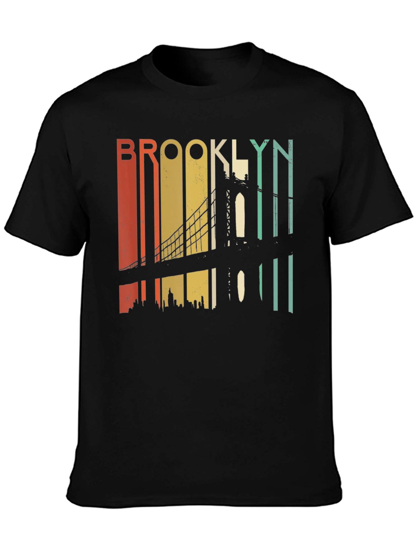 Retro Brooklyn Bridge Graphic T-Shirt