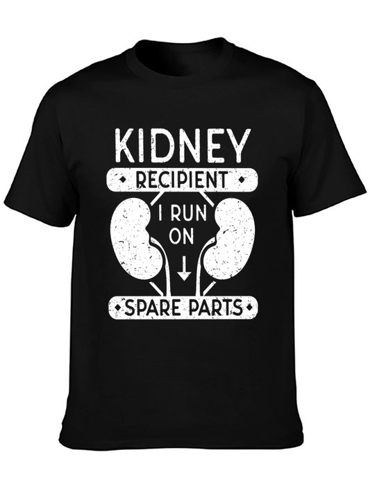 Kidney Recipient T-Shirt - Spare Parts Transplant Tee