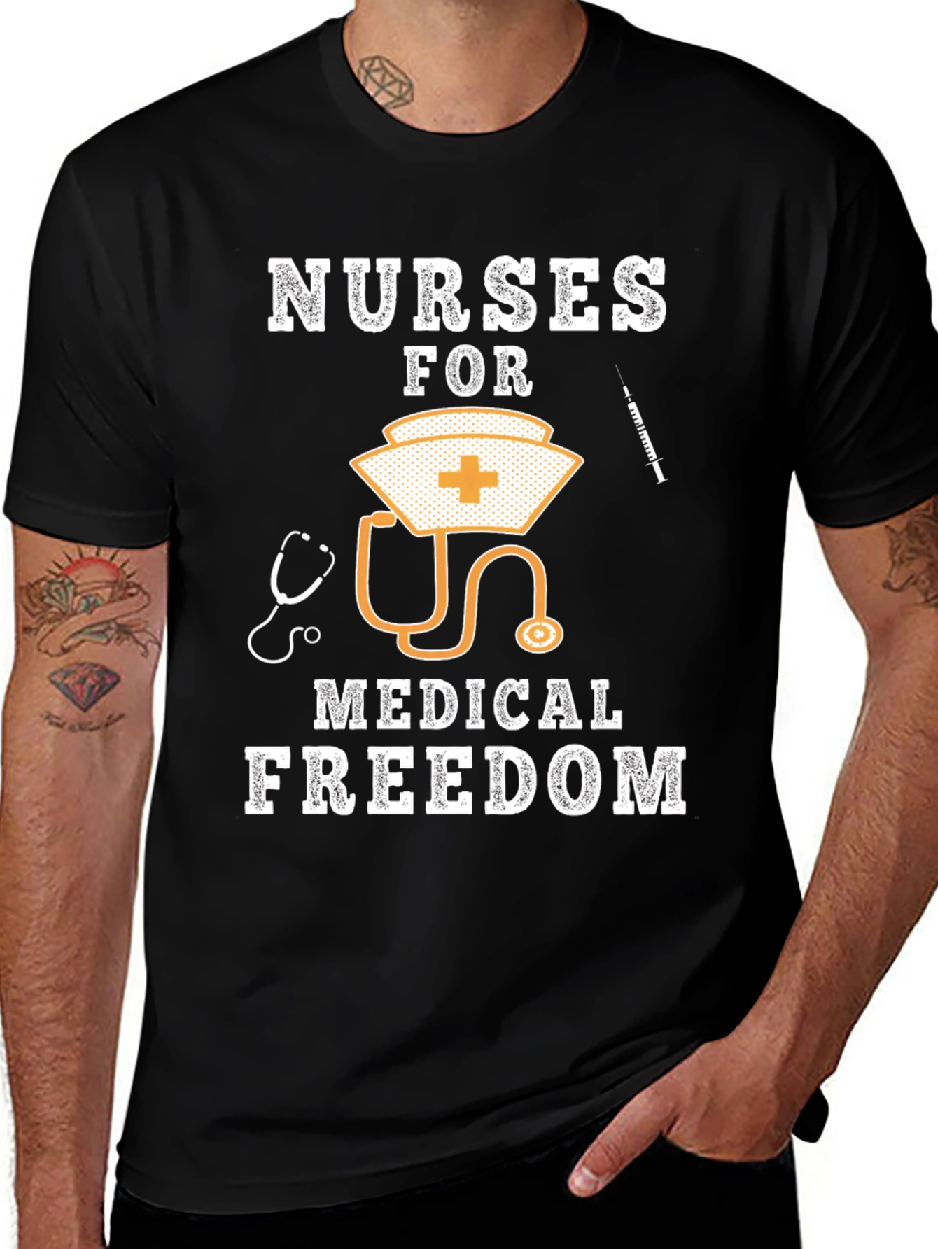 Nurses For Medical Freedom Graphic T-Shirt