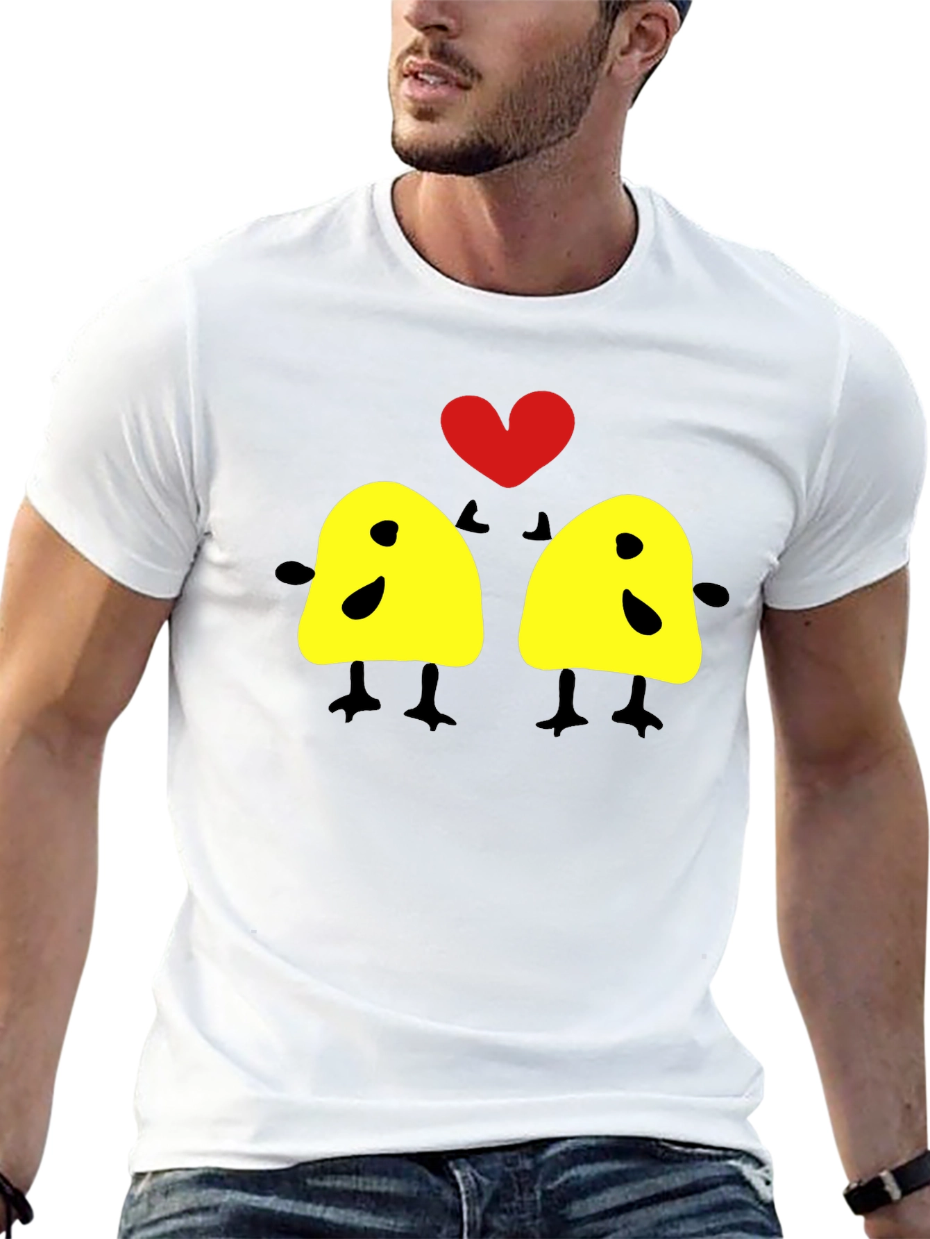 Cute Chick Love Graphic Tee