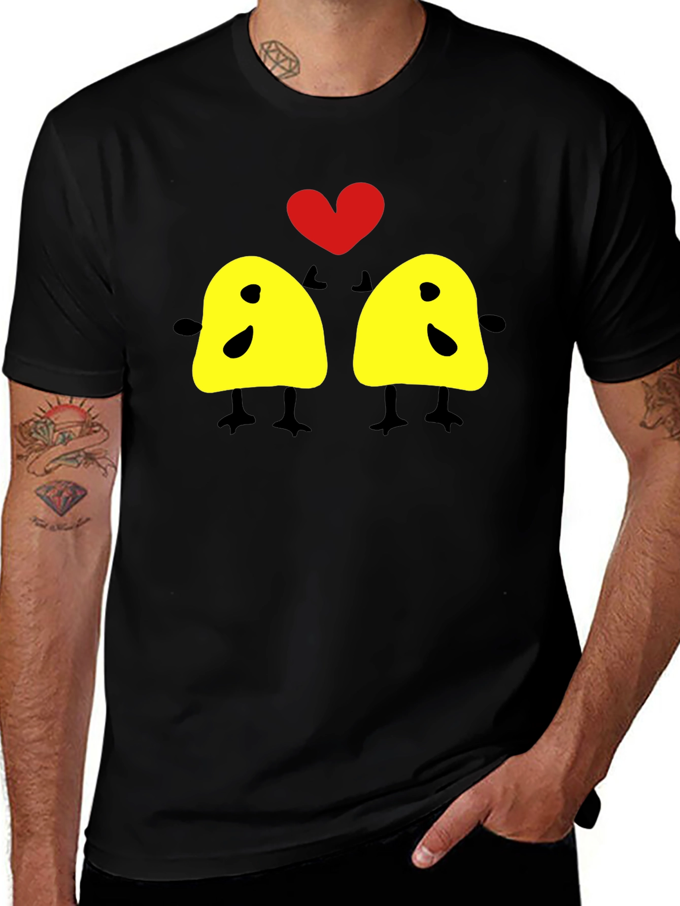 Cute Chick Love Graphic Tee