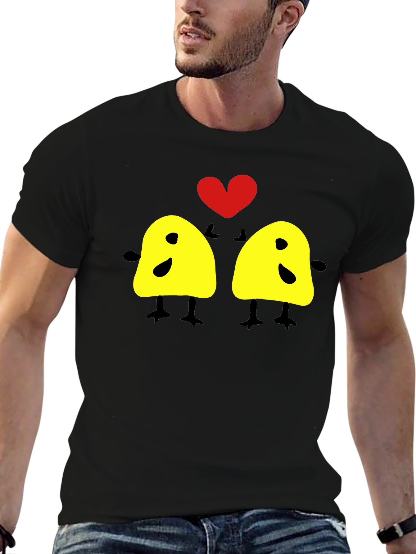 Cute Chick Love Graphic Tee