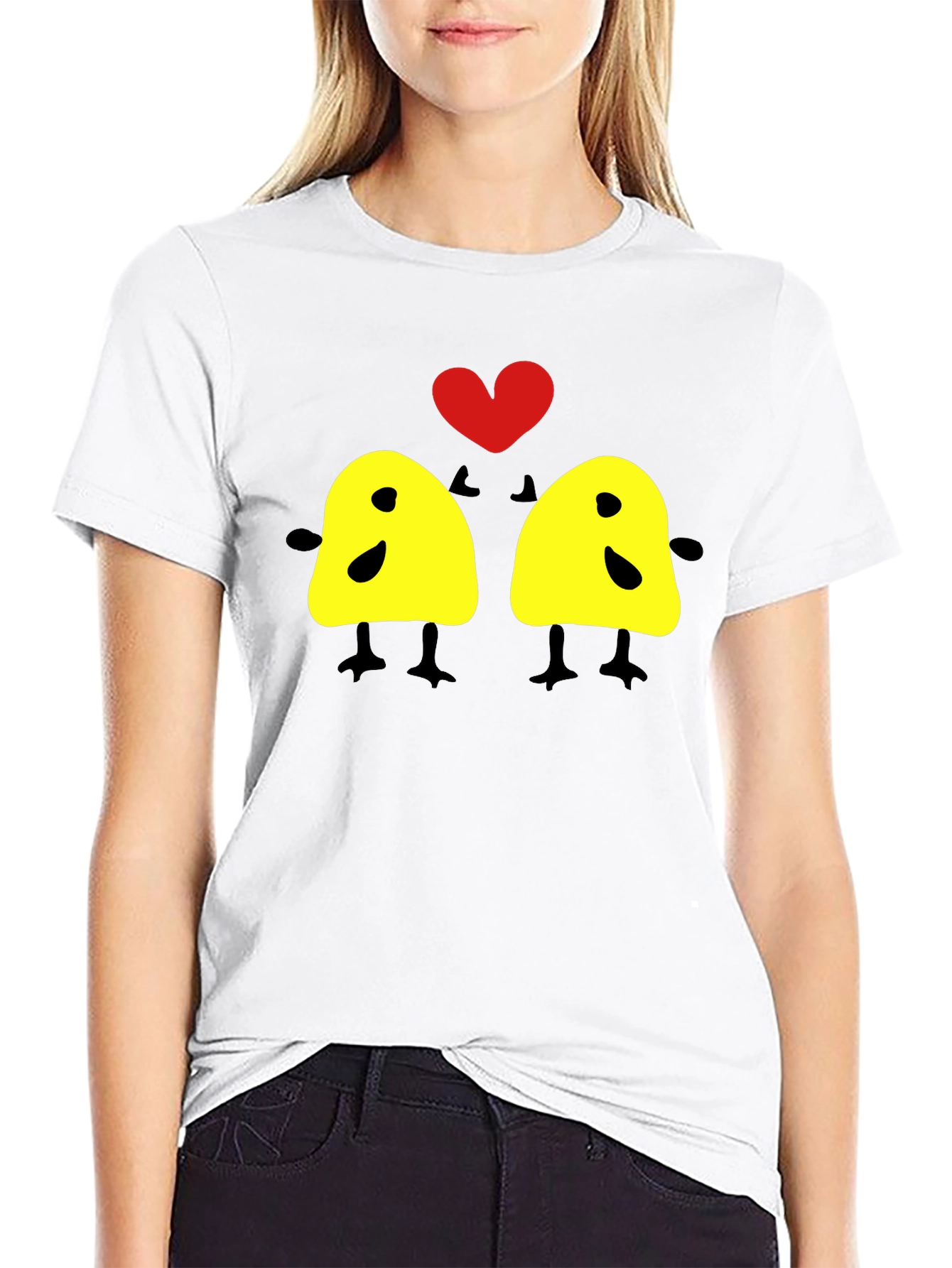 Cute Chick Love Graphic Tee