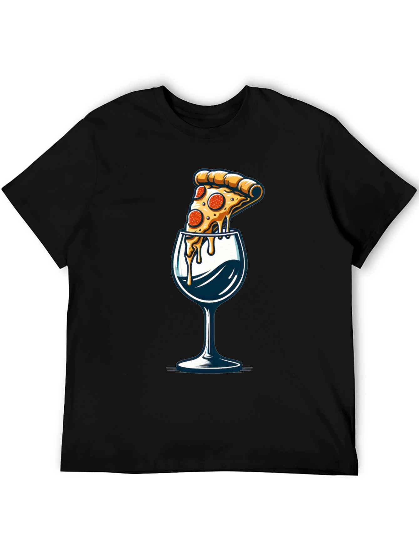Pizza & Wine T-Shirt - Foodie Fashion