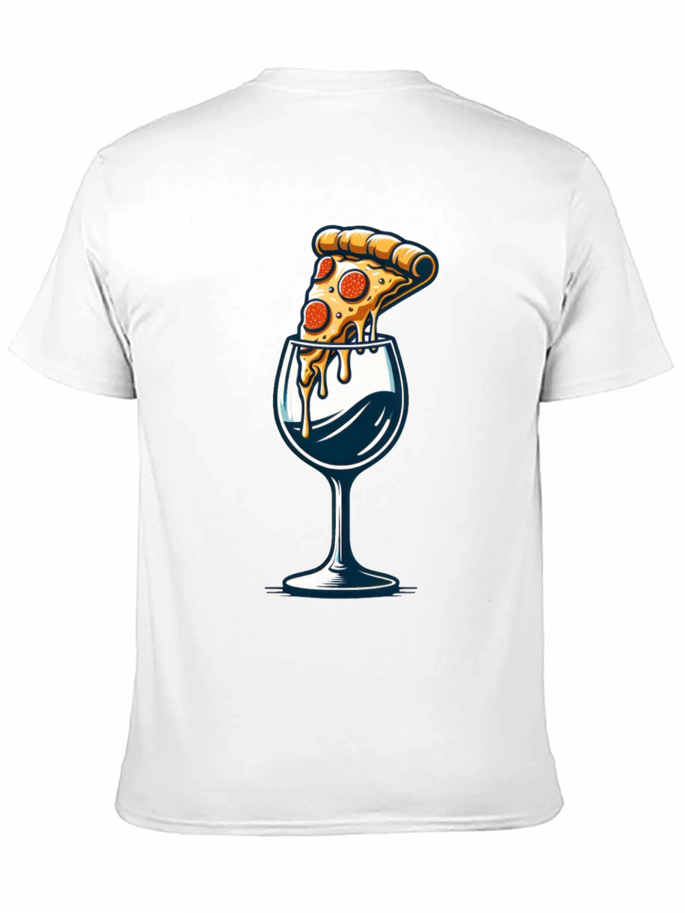 Pizza & Wine T-Shirt - Foodie Fashion