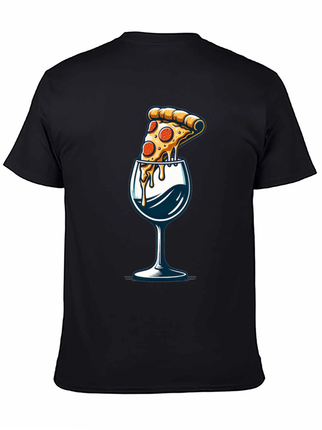 Pizza & Wine T-Shirt - Foodie Fashion