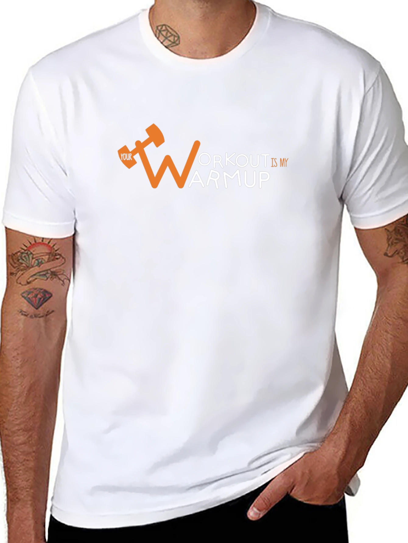 Workout Warmup Graphic Tee