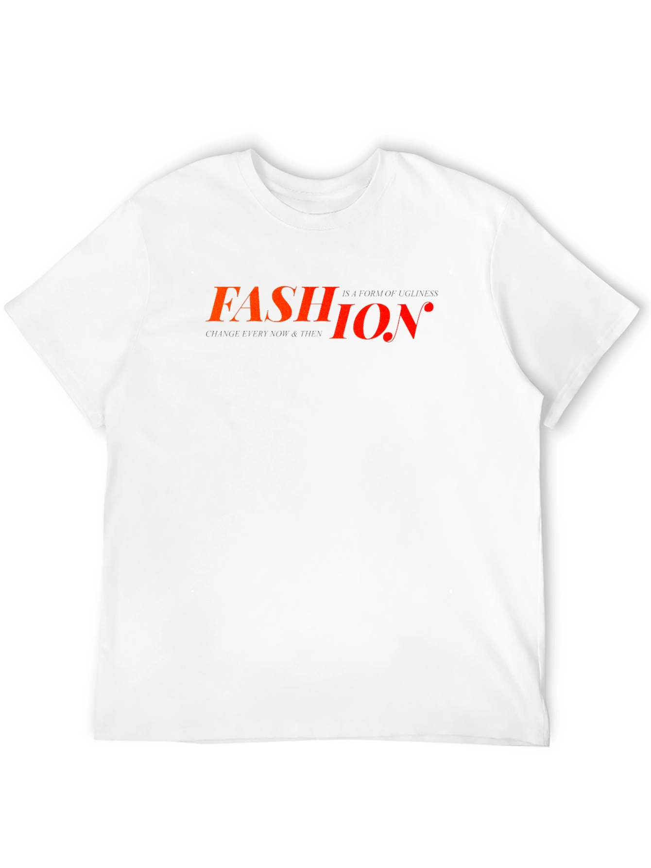 Fashion Graphic Tee - Stylish Black Cotton T-Shirt