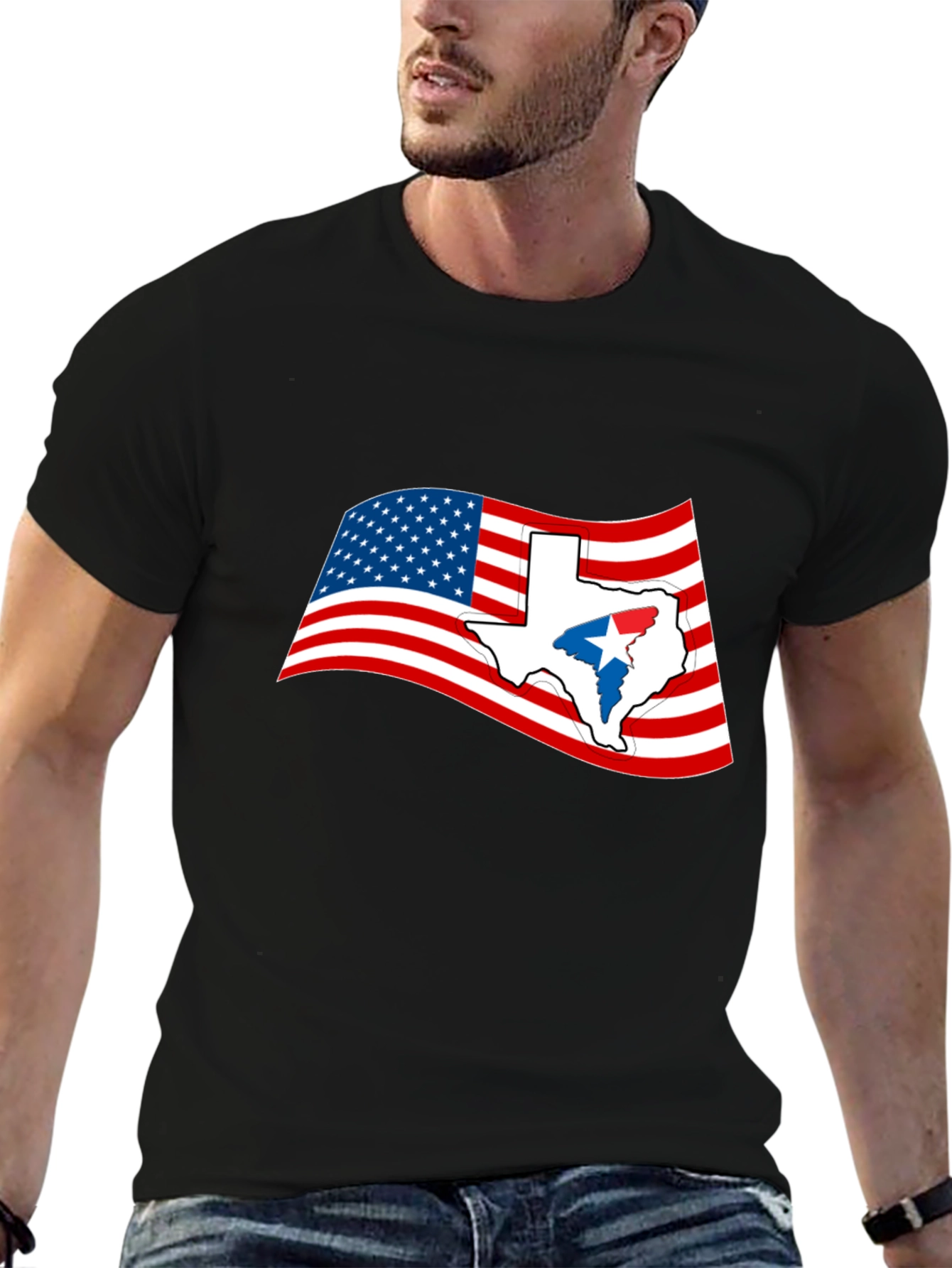 Texas Flag Graphic Tee - USA Pride