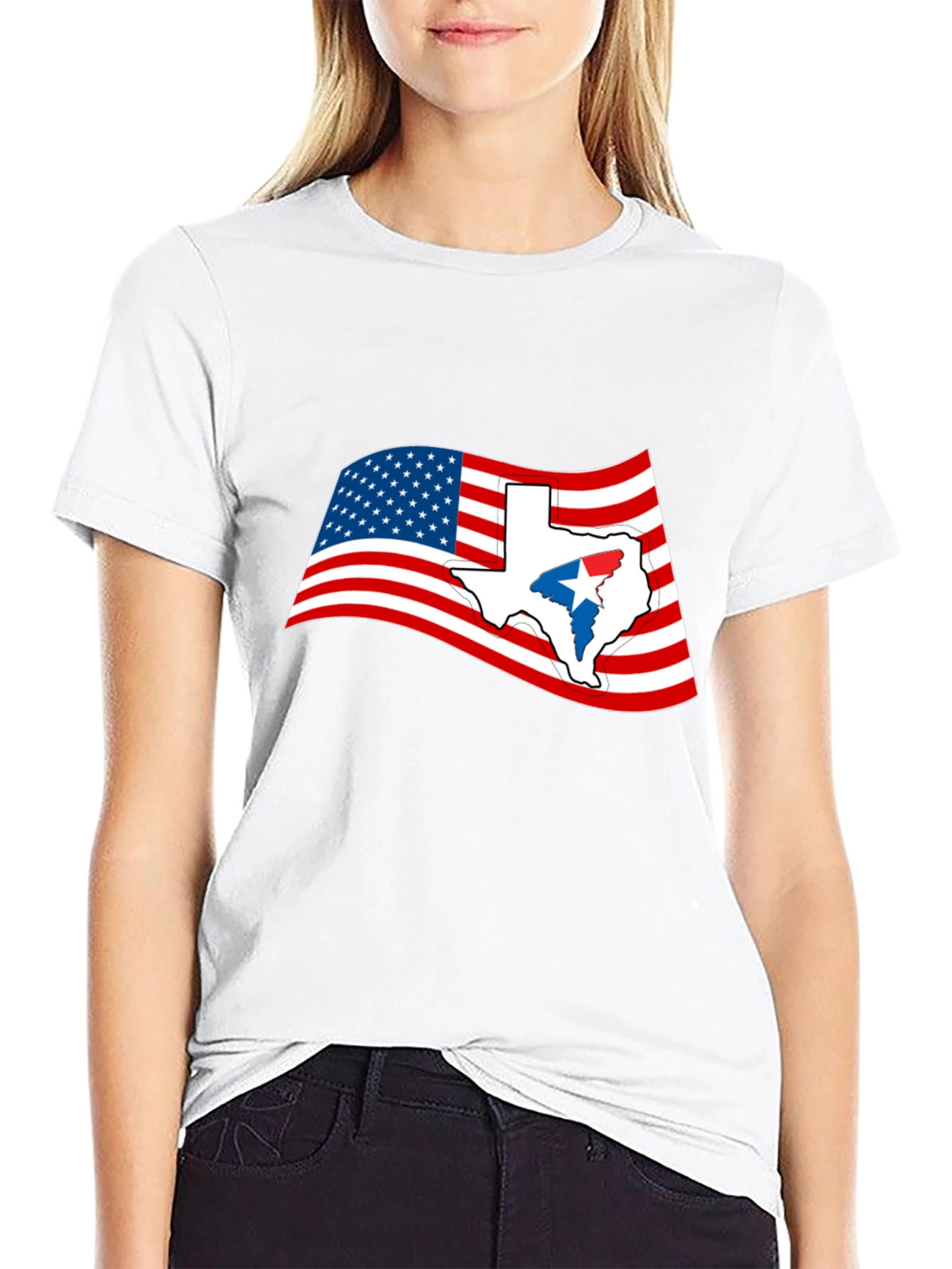 Texas Flag Graphic Tee - USA Pride