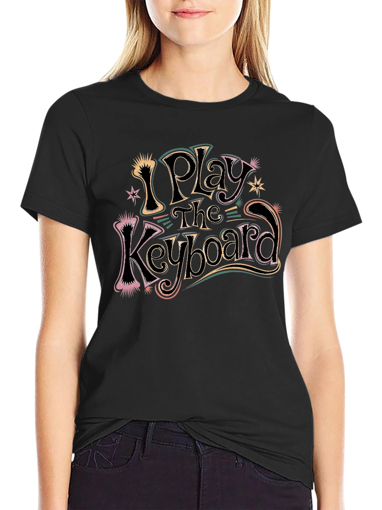 I Play The Keyboard Graphic T-Shirt