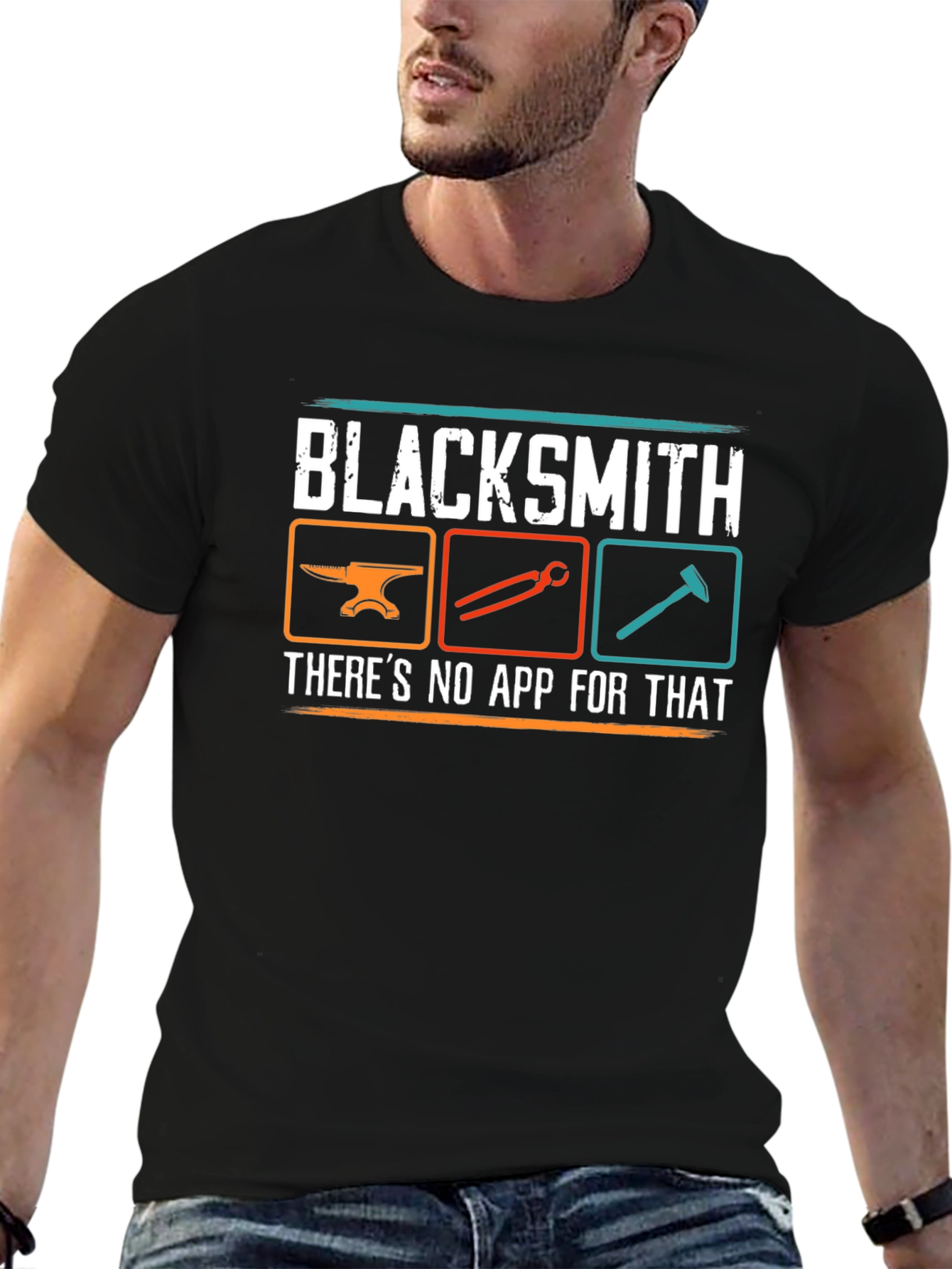 Blacksmith No App For That Graphic T-Shirt