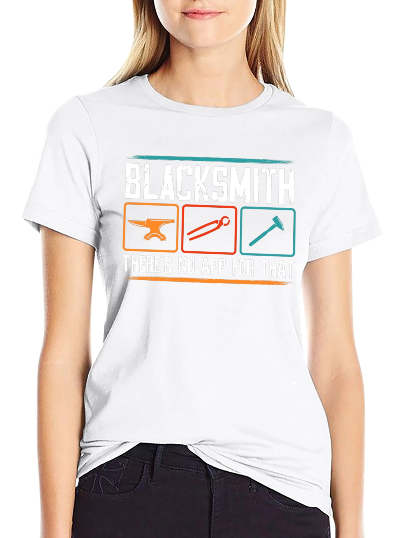 Blacksmith No App For That Graphic T-Shirt