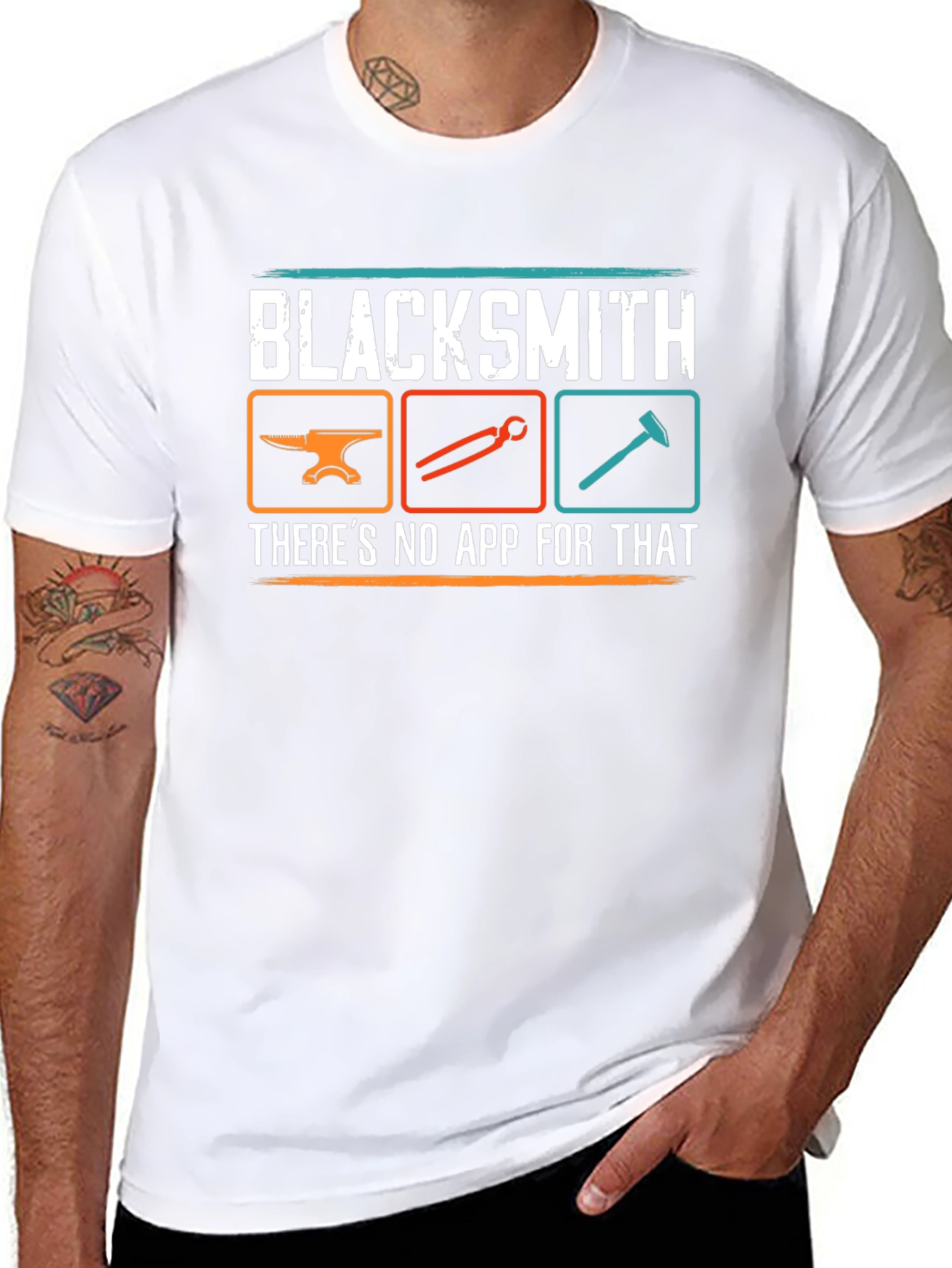 Blacksmith No App For That Graphic T-Shirt