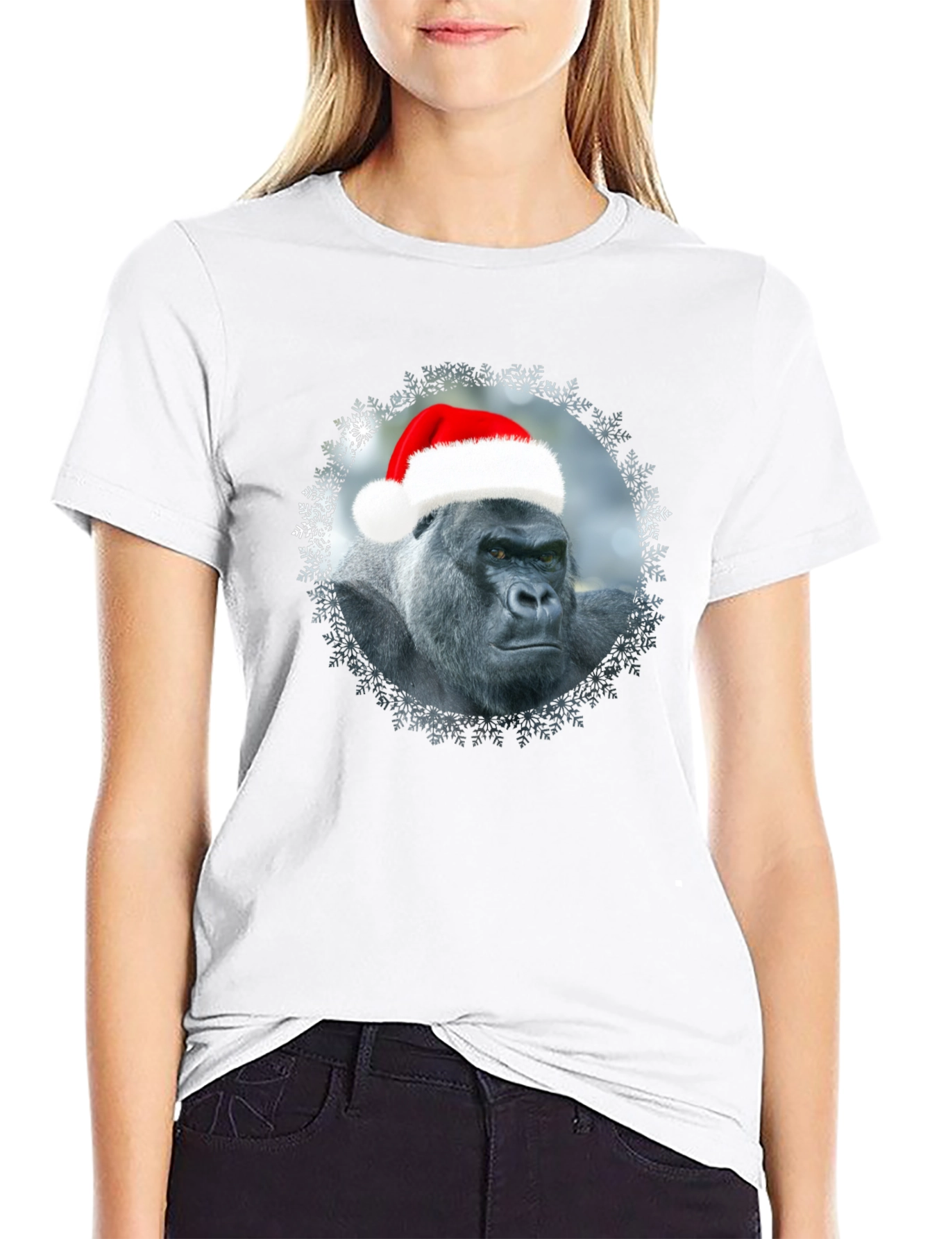 Festive Gorilla Graphic Tee