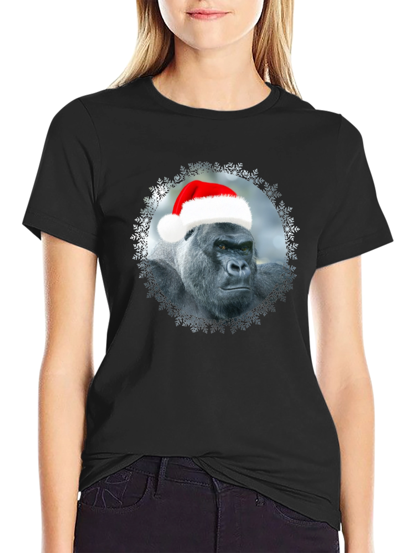 Festive Gorilla Graphic Tee