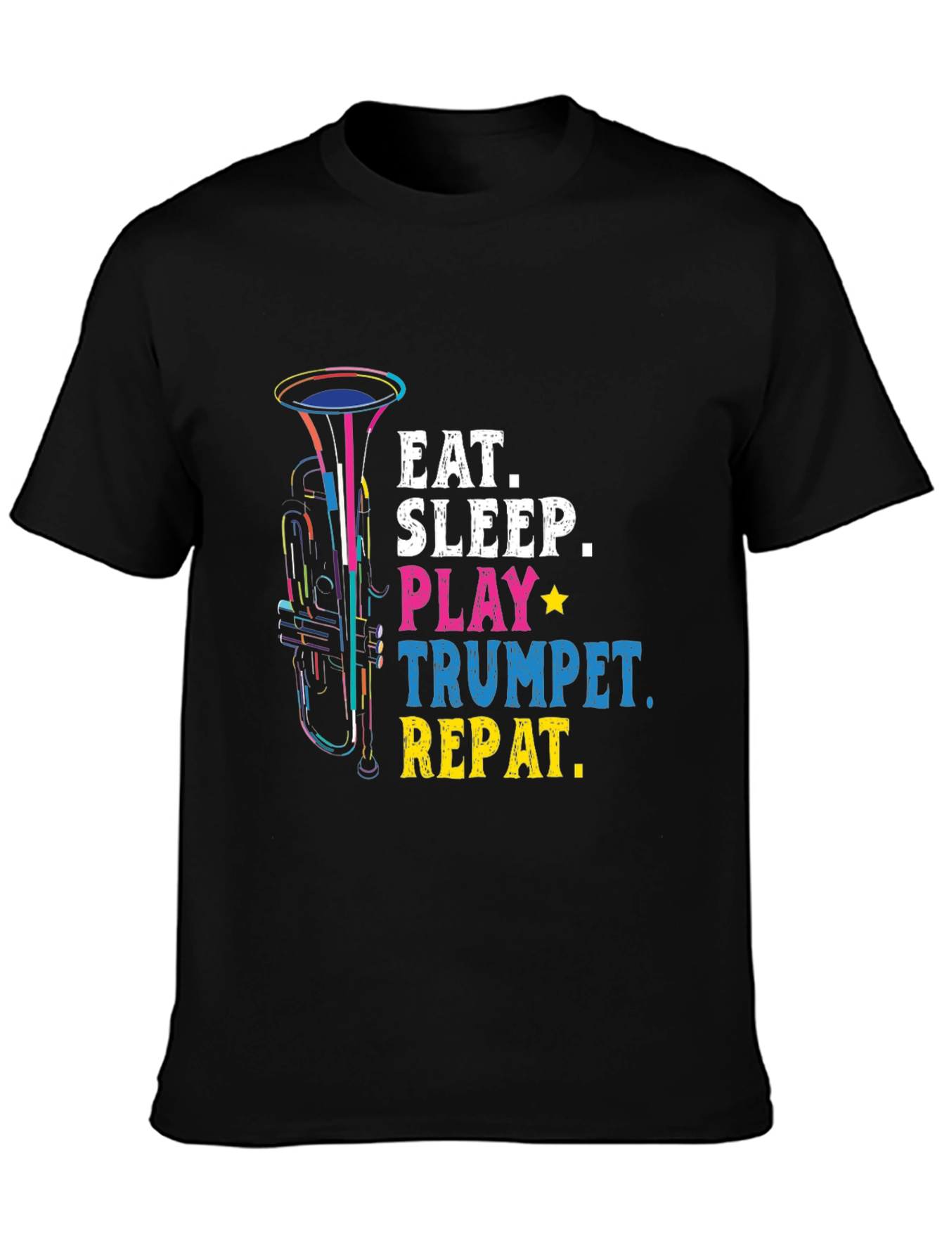 Eat Sleep Play Trumpet Repeat T-Shirt Music Lover Gift