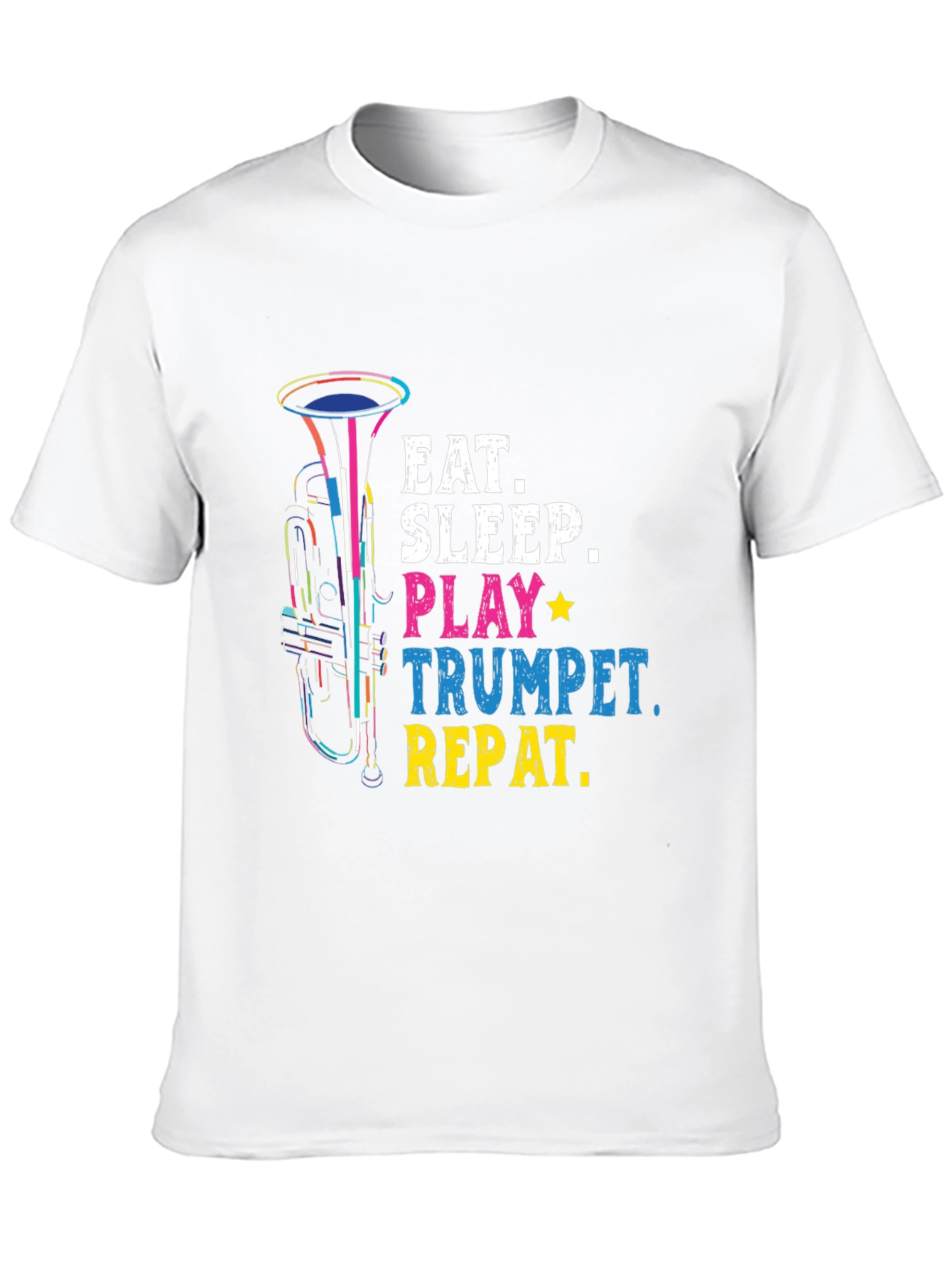Eat Sleep Play Trumpet Repeat T-Shirt Music Lover Gift