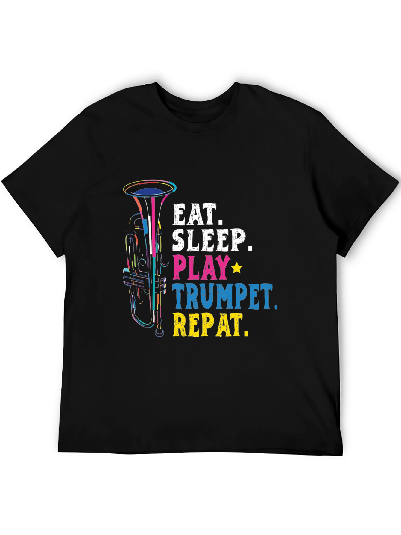Eat Sleep Play Trumpet Repeat T-Shirt Music Lover Gift