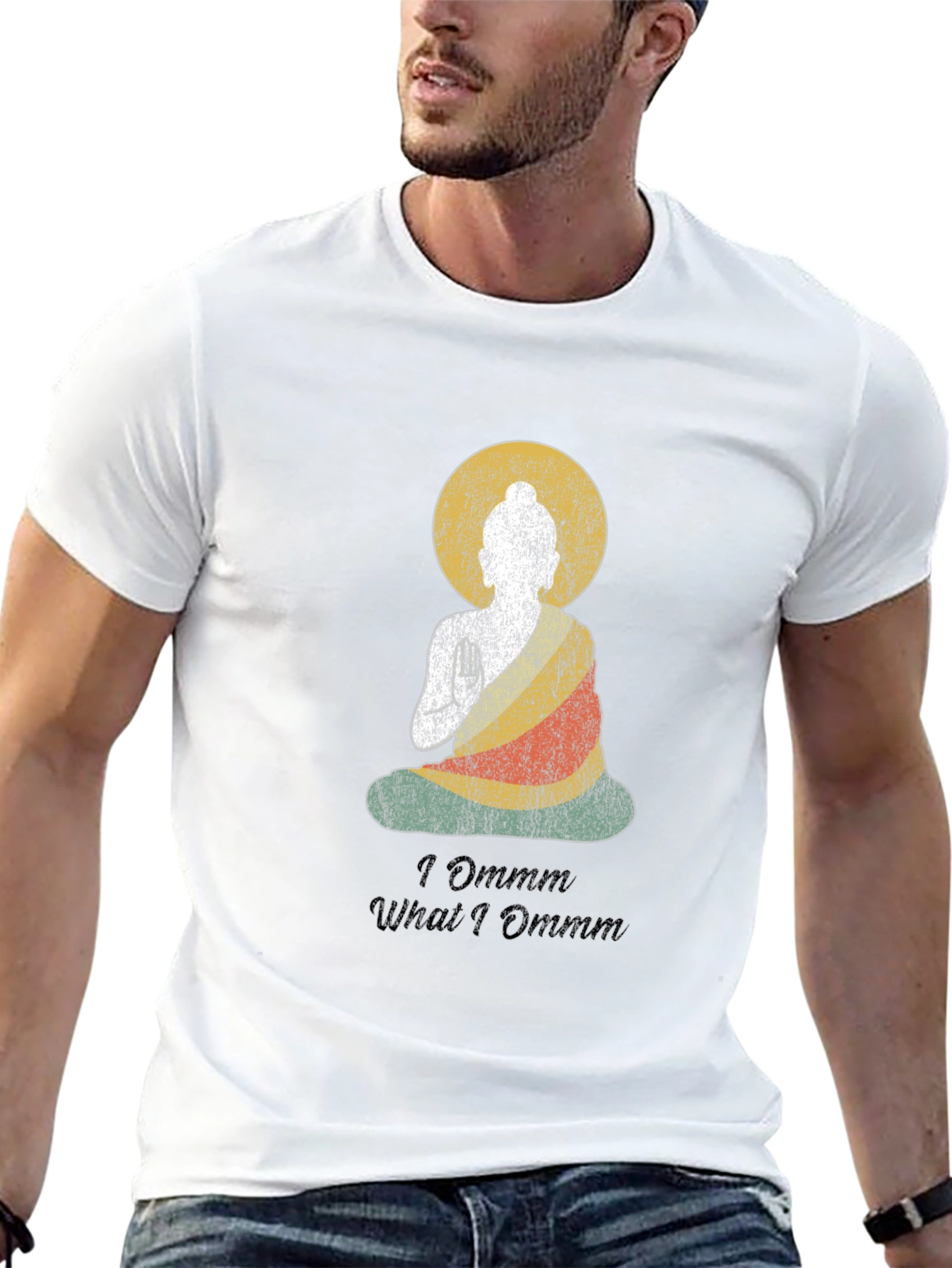 I Ommm What I Ommm Buddha Graphic T-Shirt
