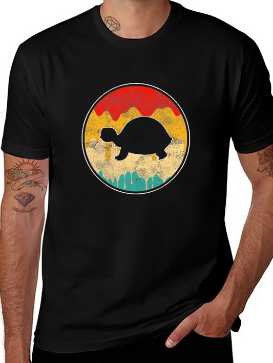 Retro Turtle Graphic T-Shirt